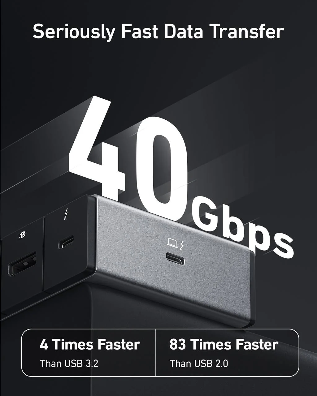 Anker 778 Thunderbolt Docking Station (12-in-1, Thunderbolt 4) - Image 3