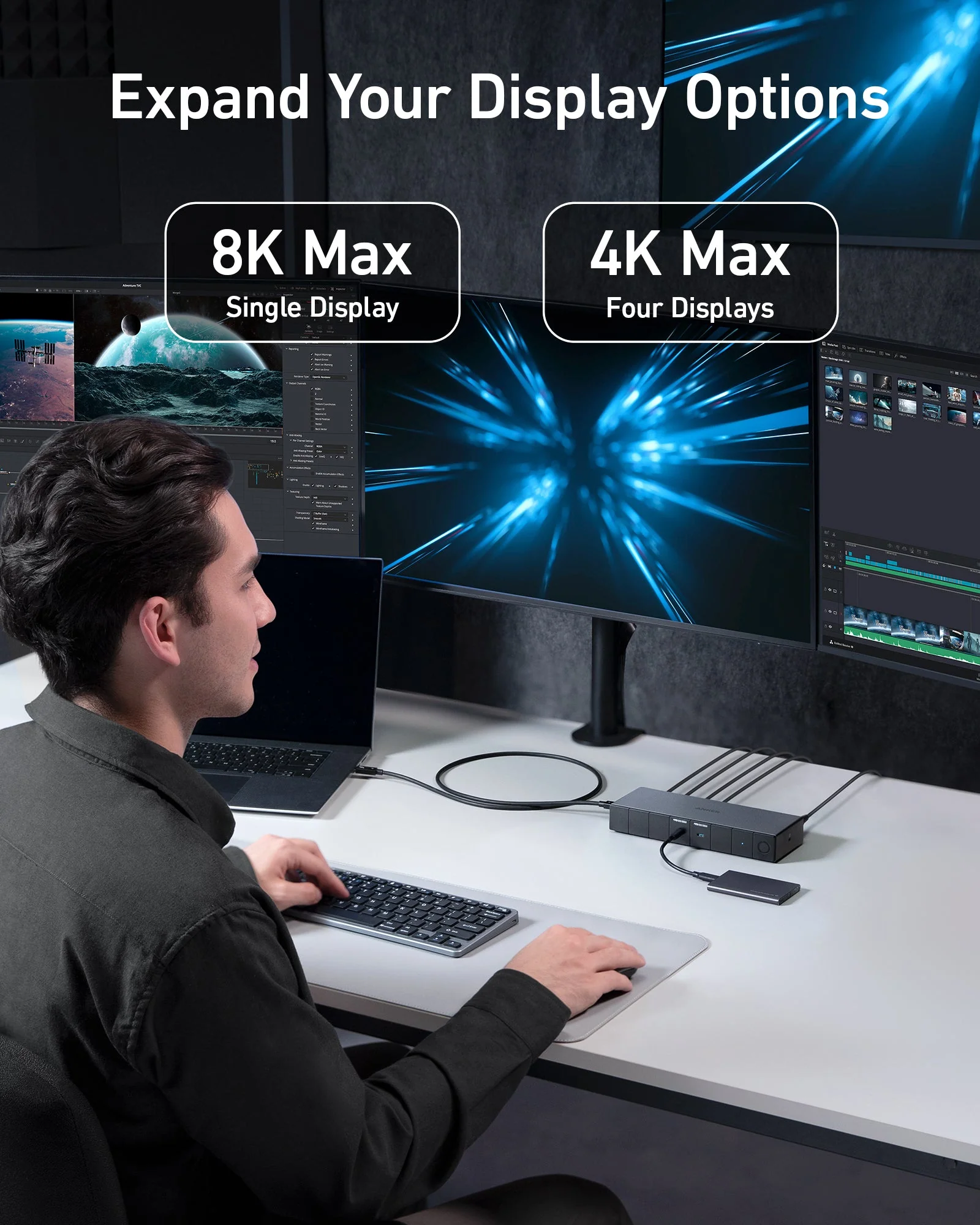 Anker 778 Thunderbolt Docking Station (12-in-1, Thunderbolt 4) - Image 5