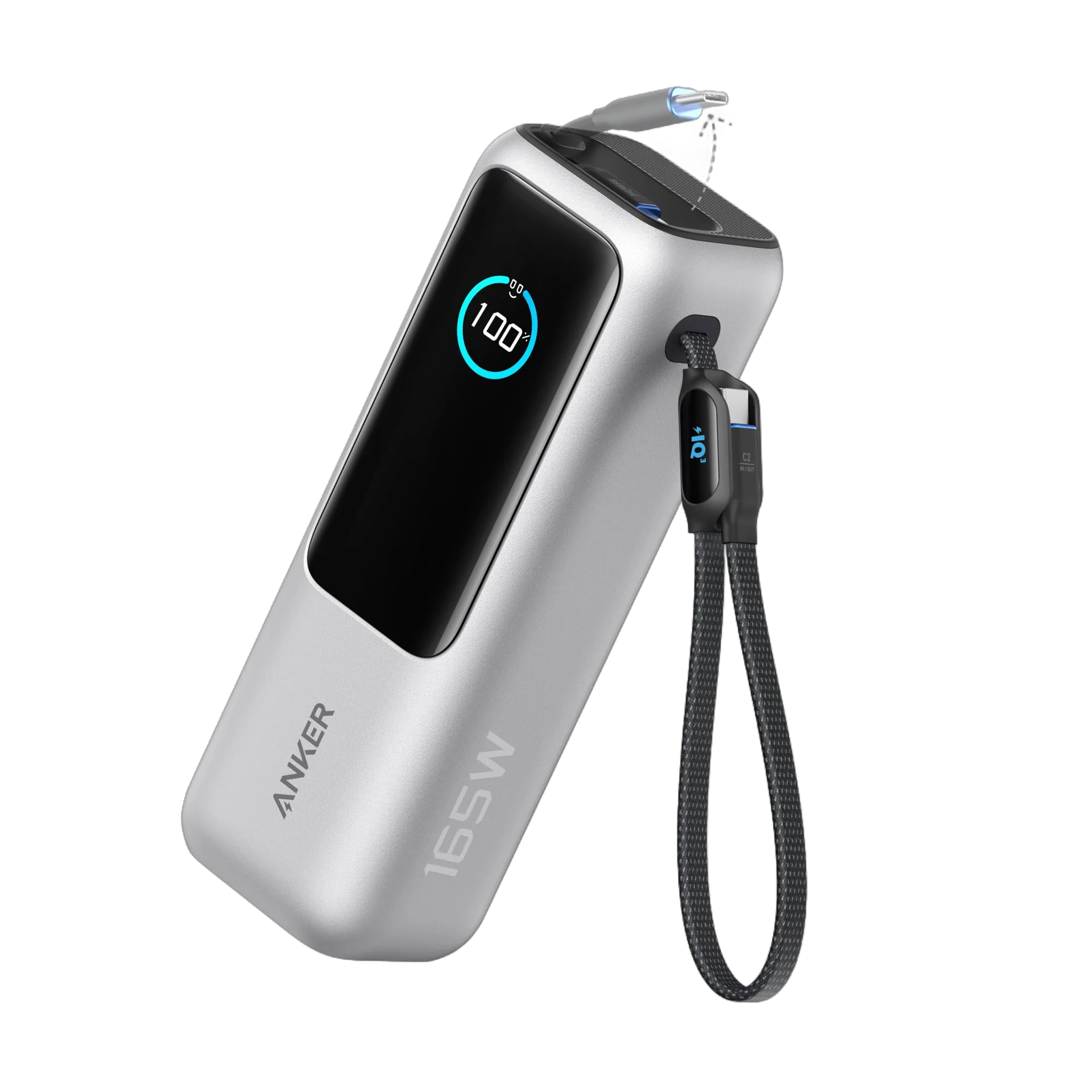 Anker Laptop Power Bank (25K, 165W, Built-In and Retractable Cables) - Image 7