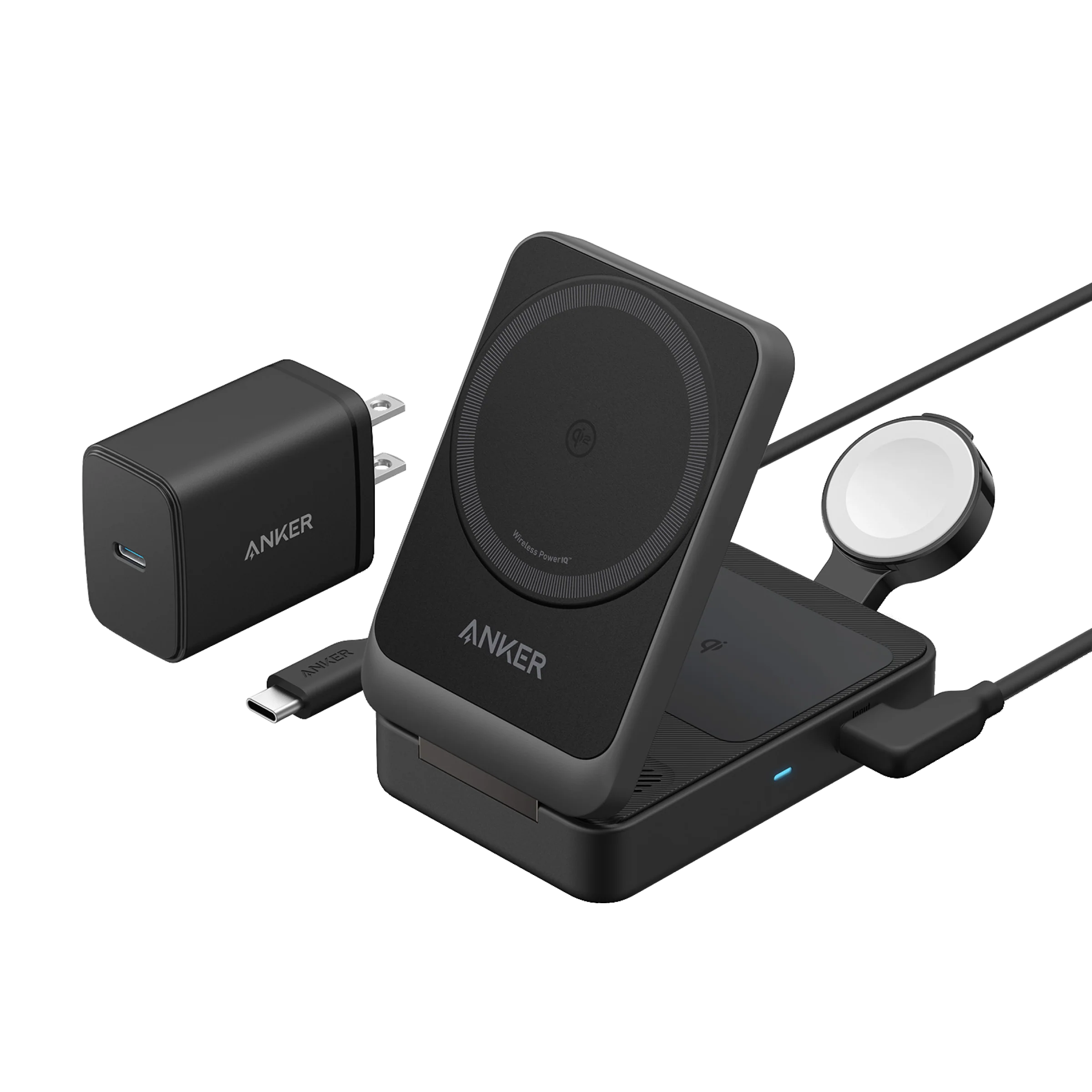 Anker MagGo Wireless Charging Station (Foldable 3-in-1) - Image 11