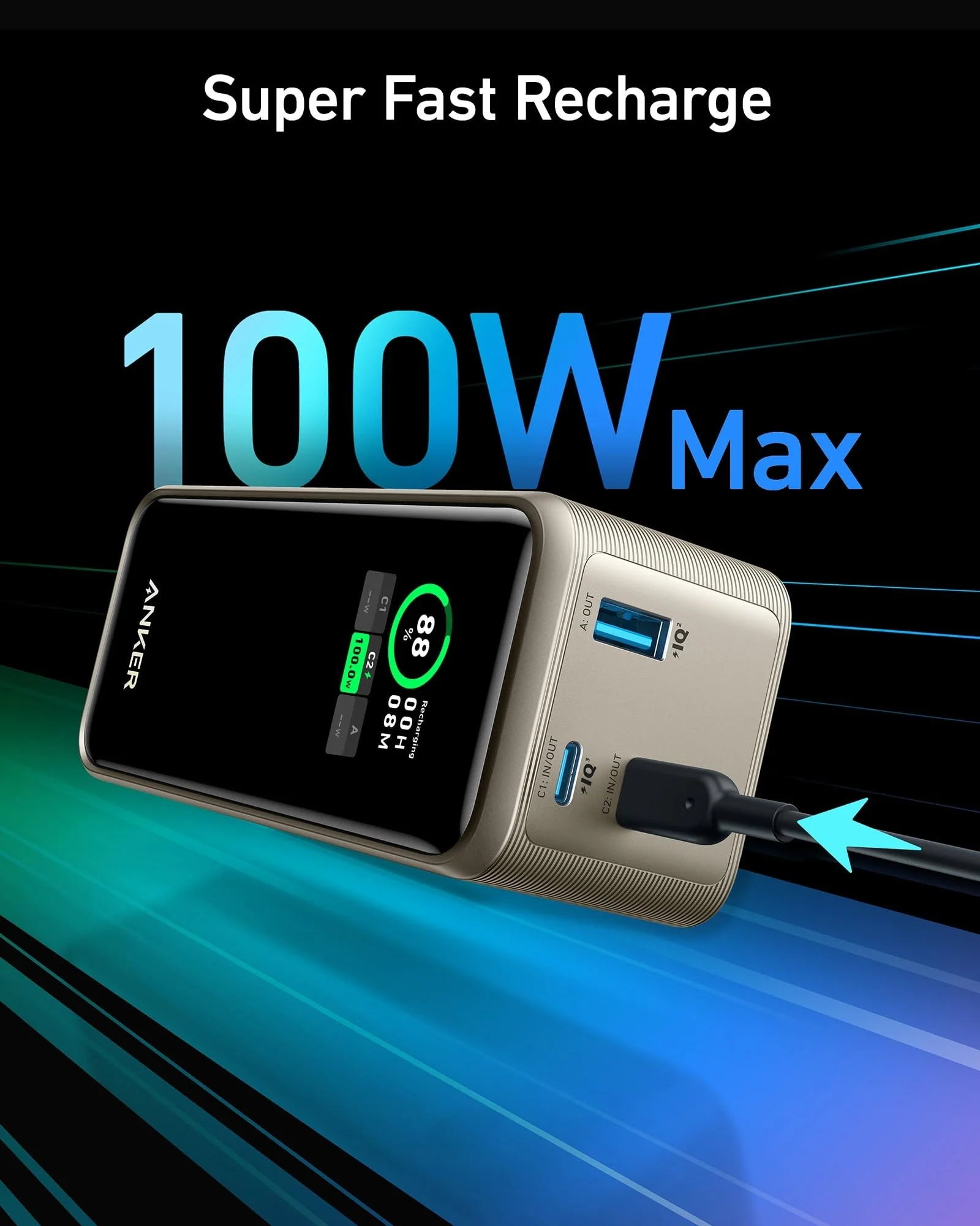 Anker Prime Power Bank (20K, 200W) - Image 10