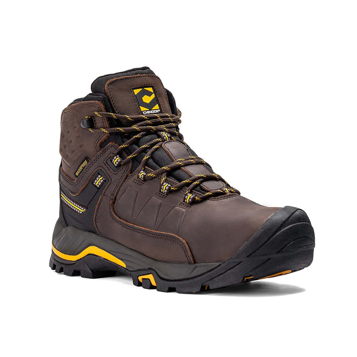 Appalachia 6" Waterproof Leather Hiking Boot – Brown - Image 3