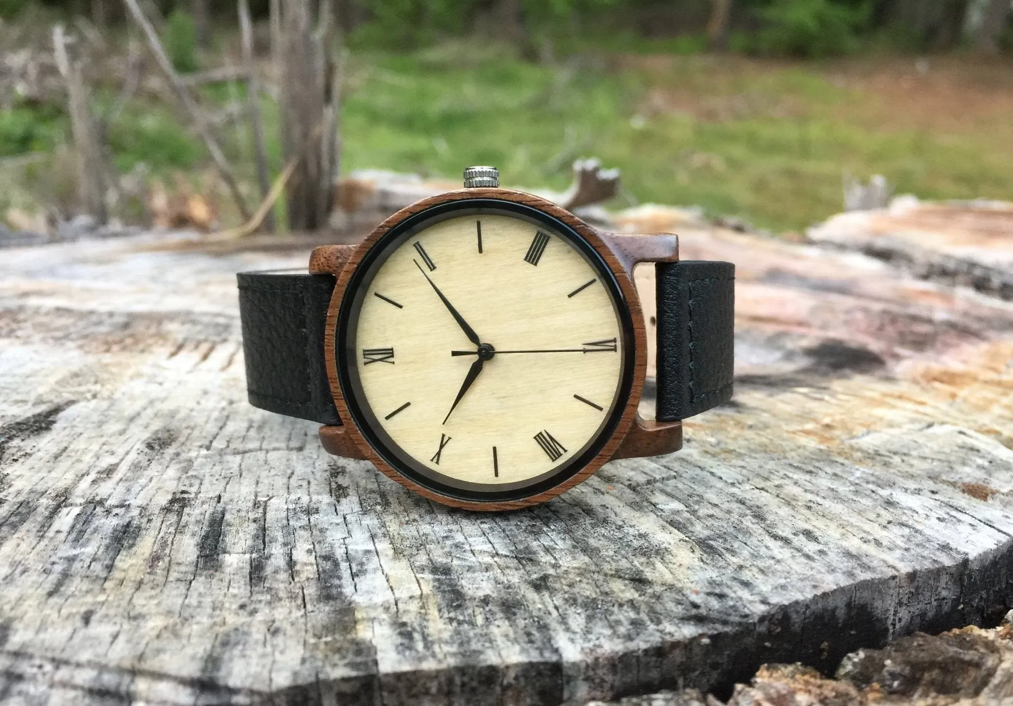 Arce Men's Watch | Walnut Leather - Image 3