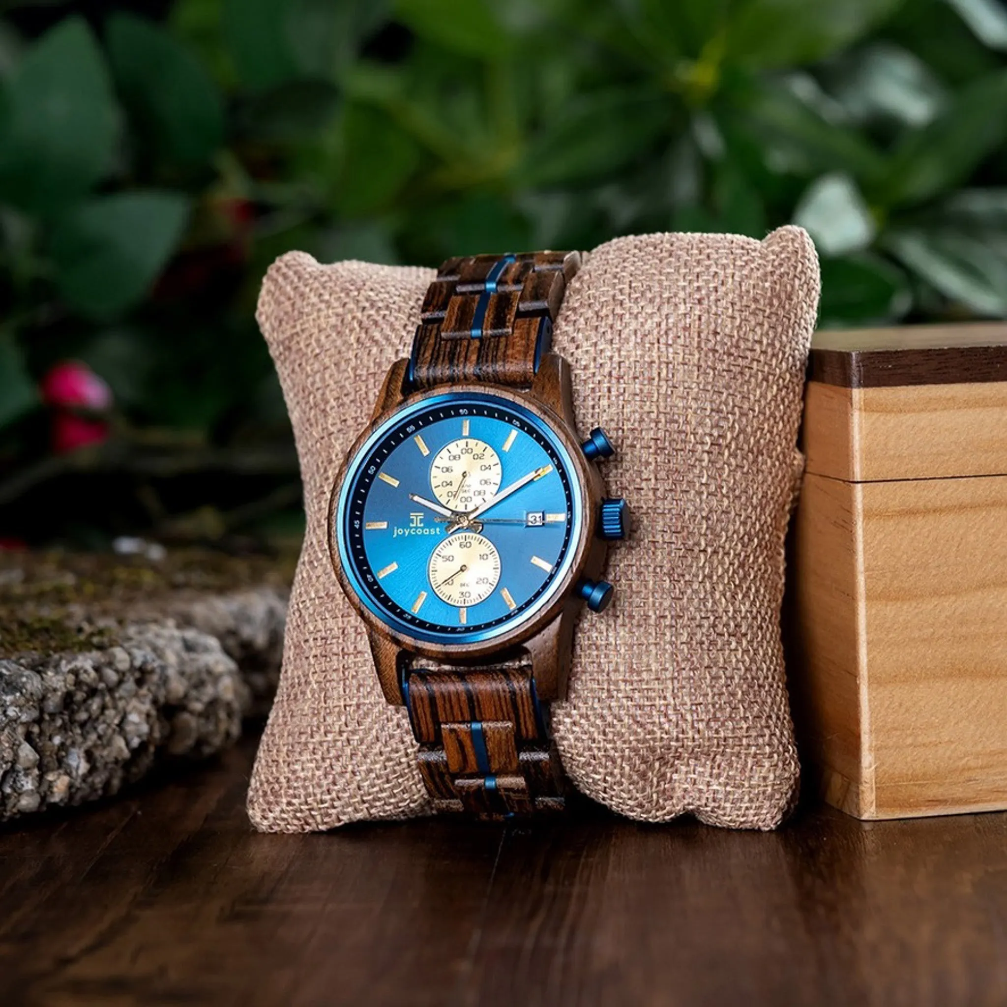 Aries Men's Watches | Zebrawood Chronograph - Image 5