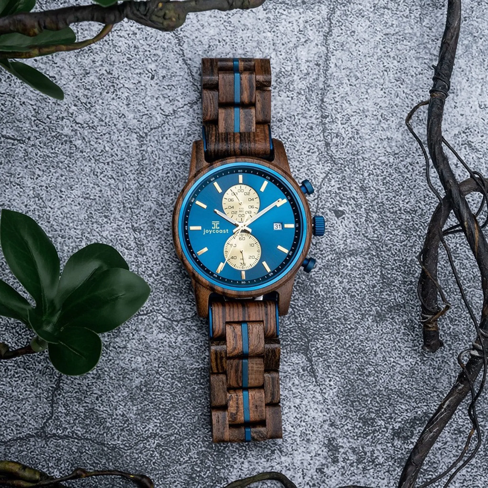 Aries Men's Watches | Zebrawood Chronograph - Image 7