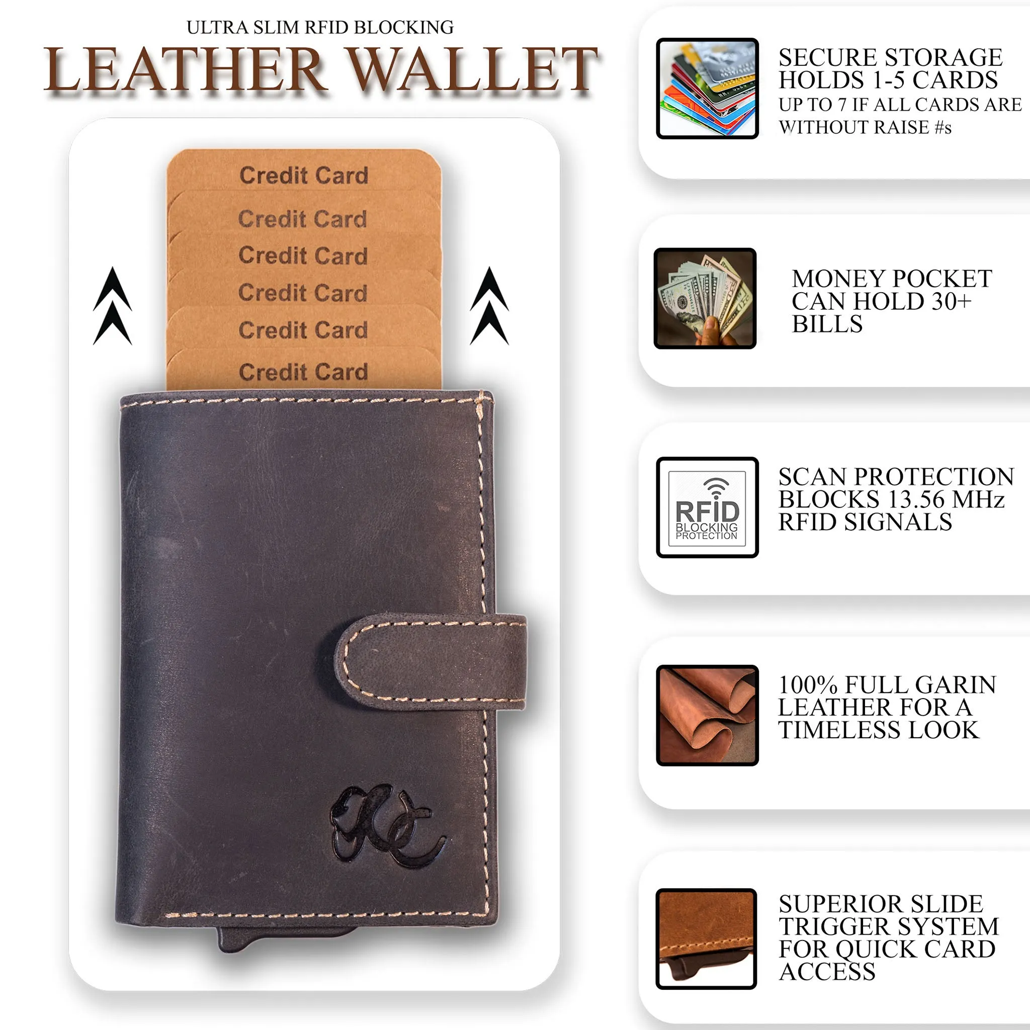 Automatic Pop-Up Bifold Wallet - Image 7