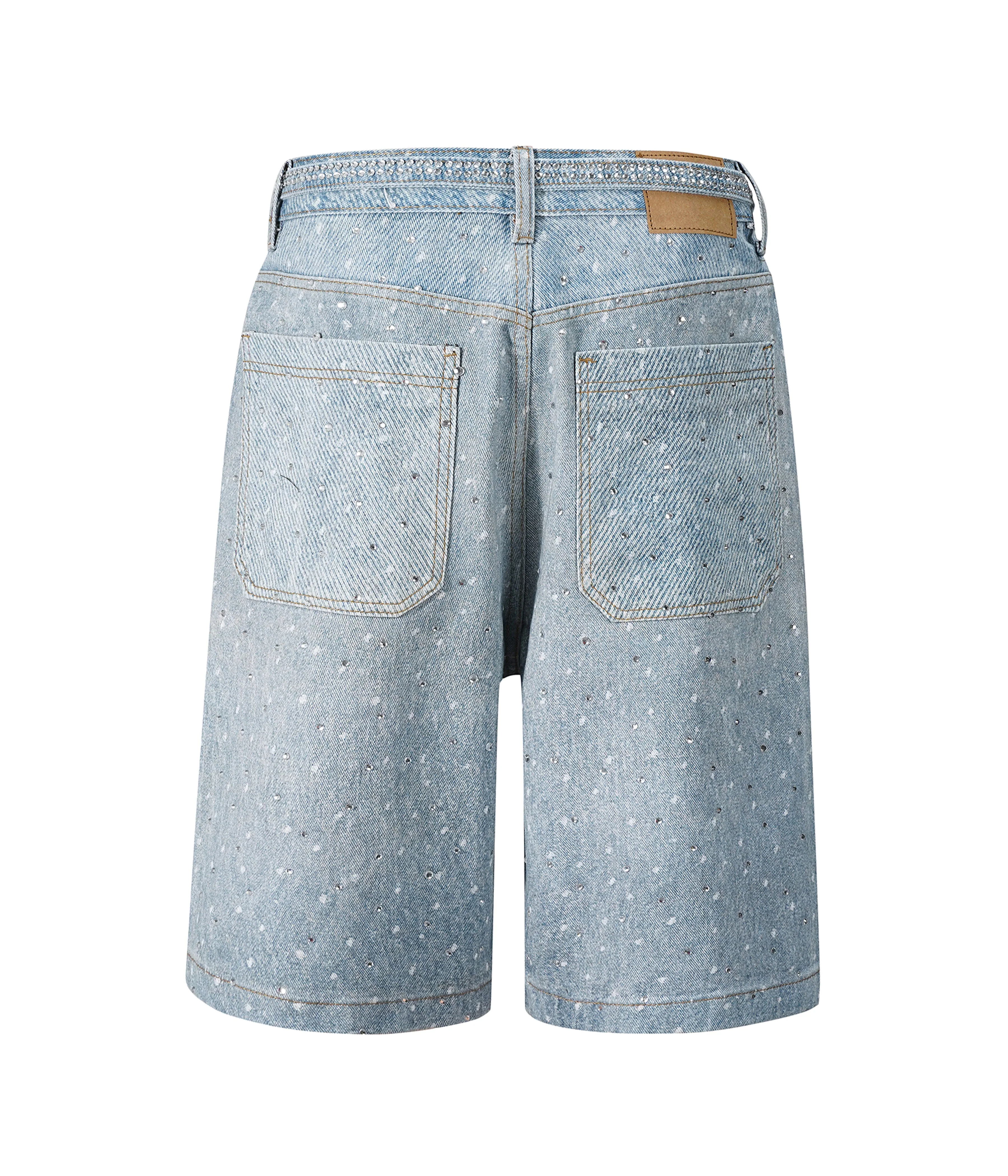AZUL RHINESTONE SHORTS - Image 2
