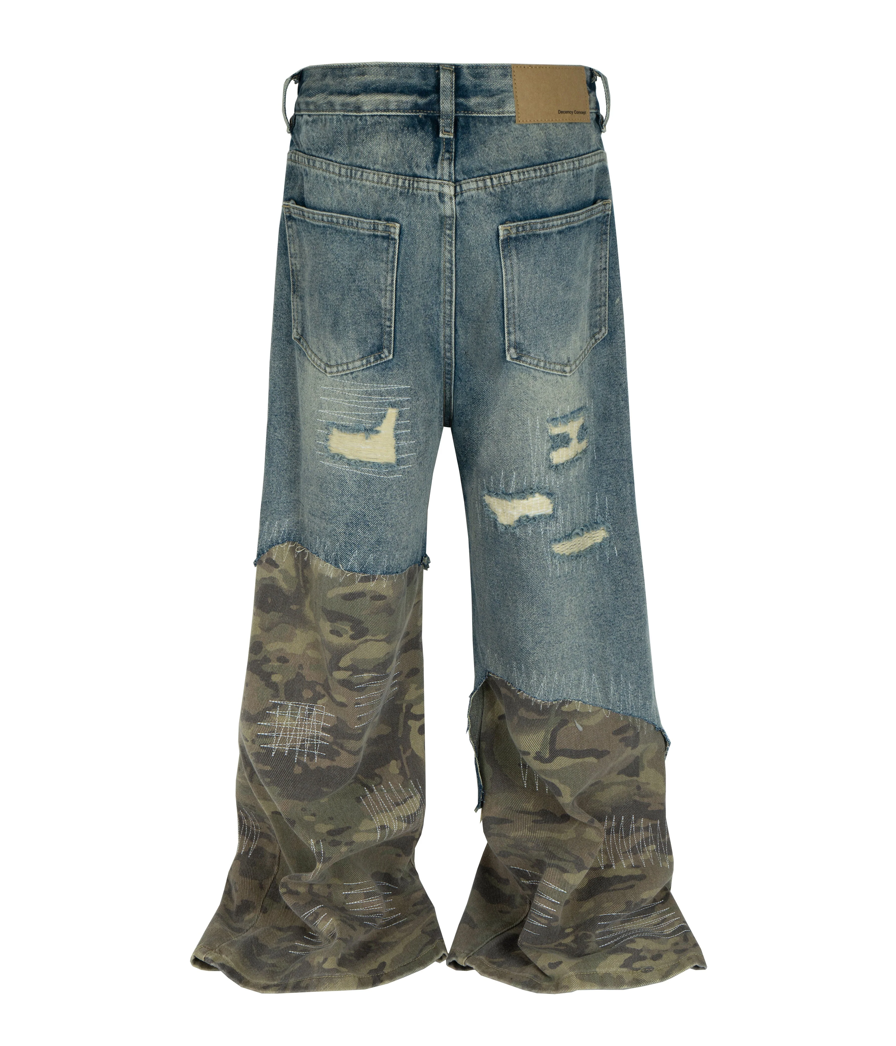 AZUL SCAB CAMO FLARE DENIM - Image 3