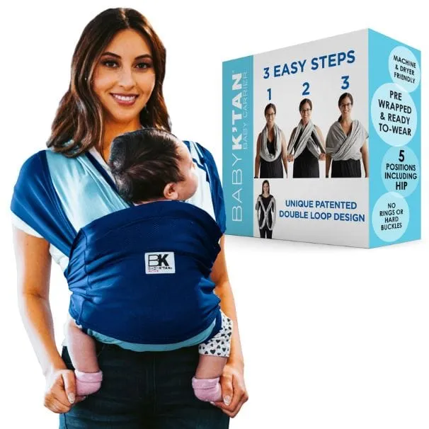 Baby K'tan Active Oasis Baby Carrier | Blue-Turquoise - Image 13