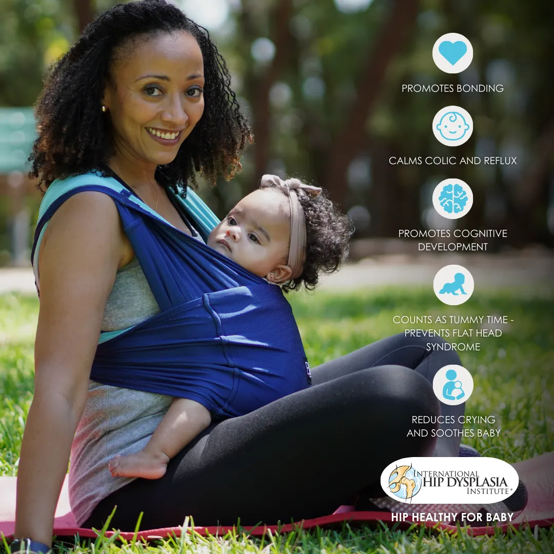 Baby K'tan Active Oasis Baby Carrier | Blue-Turquoise - Image 16