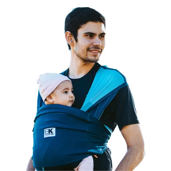 Baby K'tan Active Oasis Baby Carrier | Blue-Turquoise - Image 17