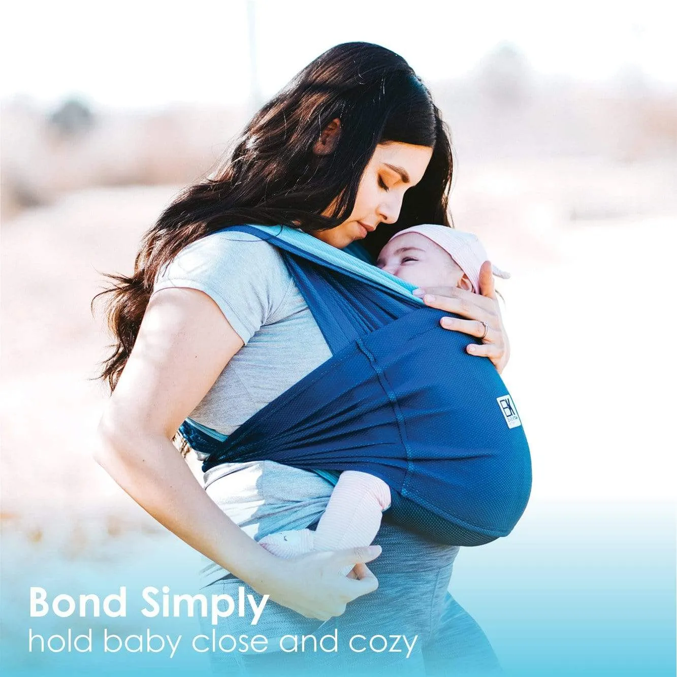 Baby K'tan Active Oasis Baby Carrier | Blue-Turquoise - Image 6