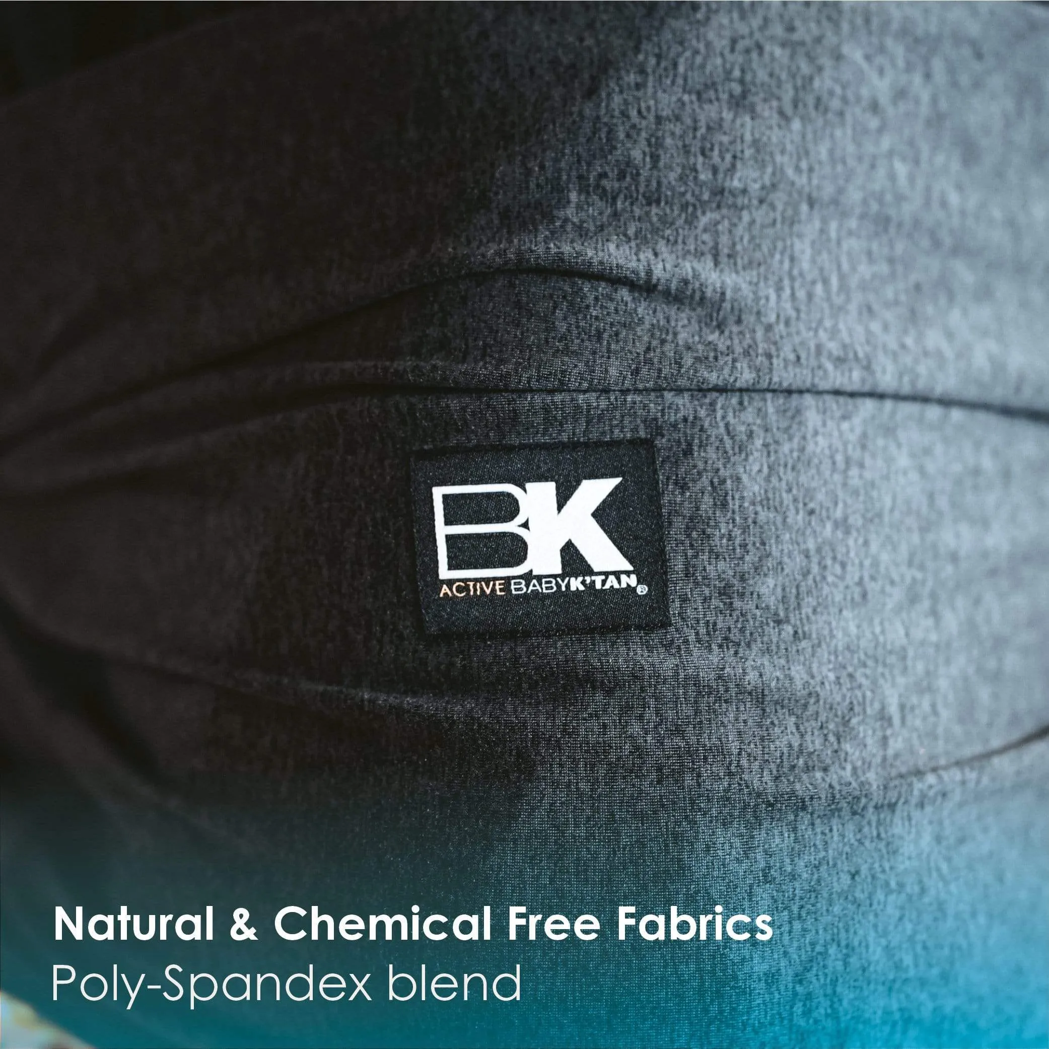 Baby K'tan Active Yoga Baby Carrier | Heather Black - Image 4