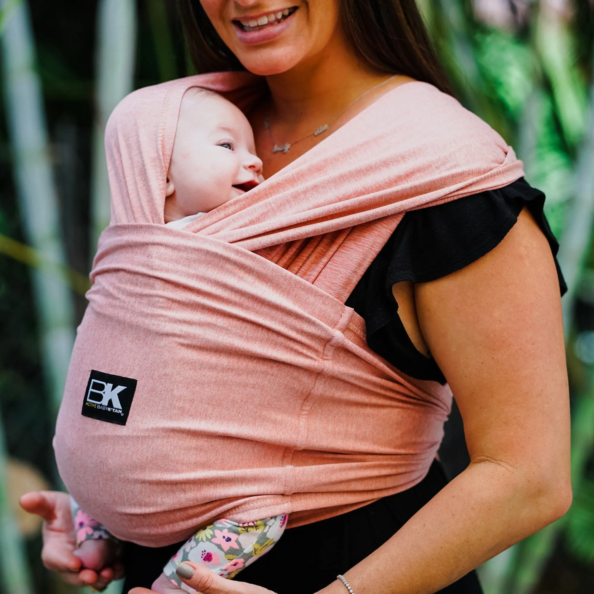 Baby K'tan Active Yoga Baby Carrier | Heather Coral - Image 2