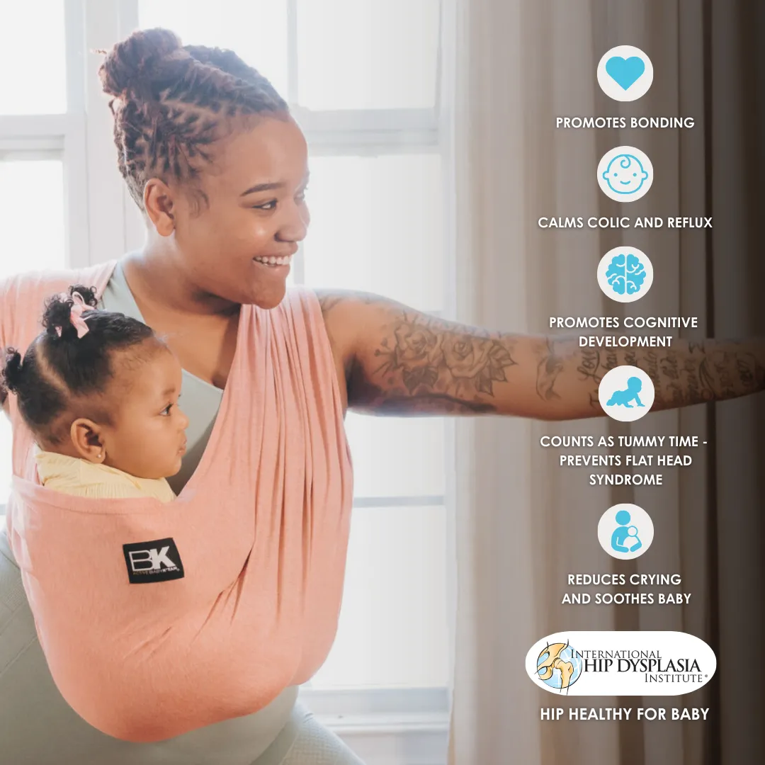 Baby K'tan Active Yoga Baby Carrier | Heather Coral - Image 5
