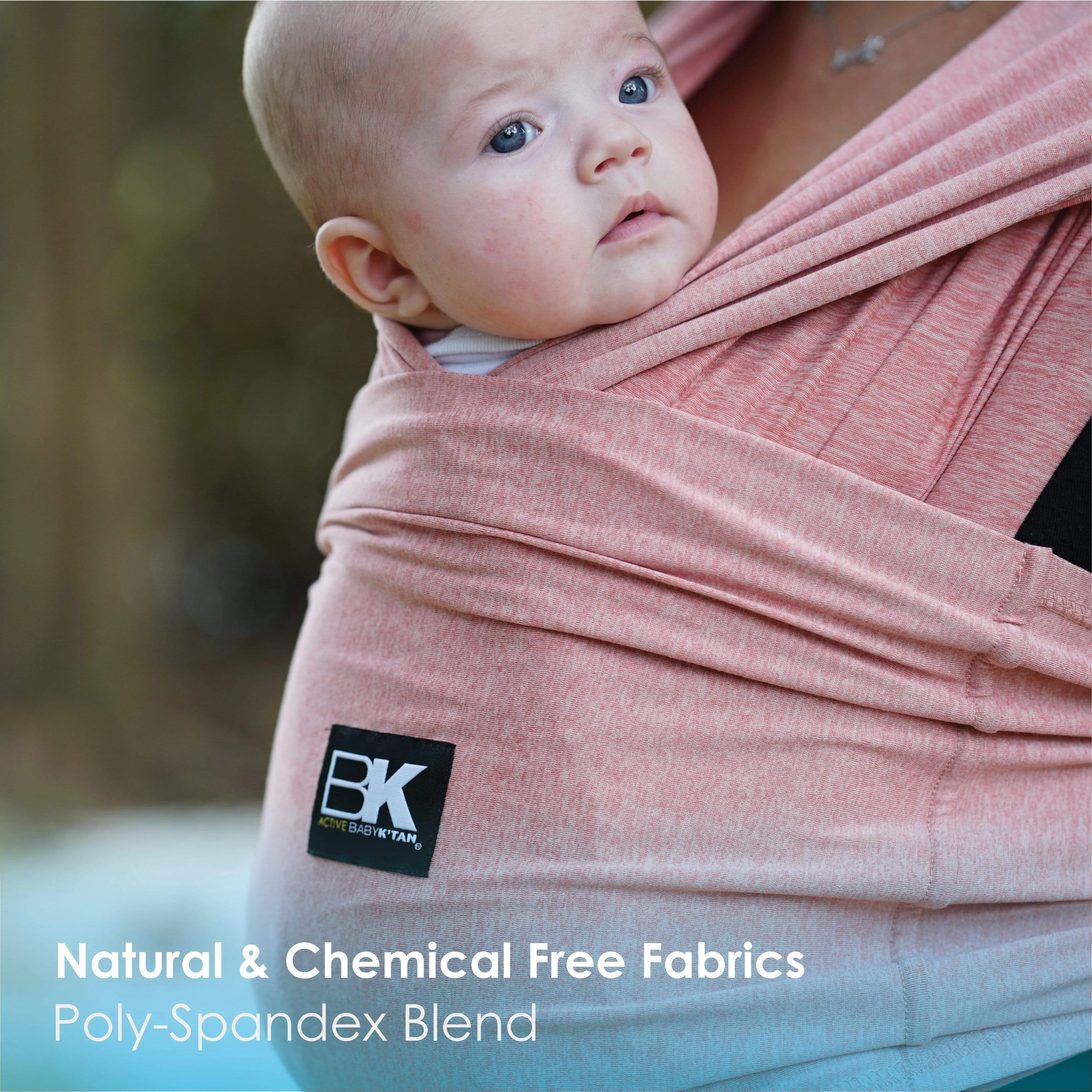 Baby K'tan Active Yoga Baby Carrier | Heather Coral - Image 9