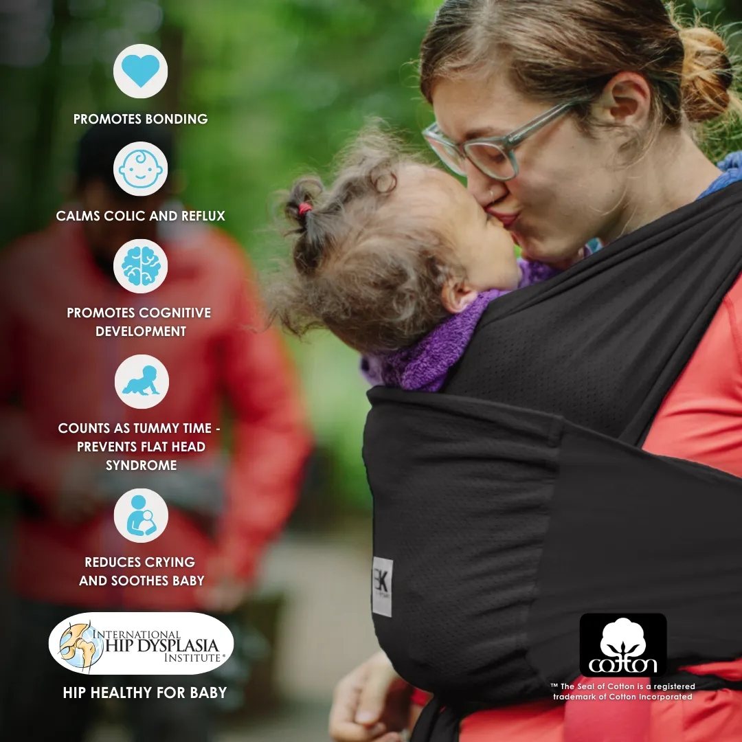 Baby K'tan Breeze Baby Carrier | Black - Image 5