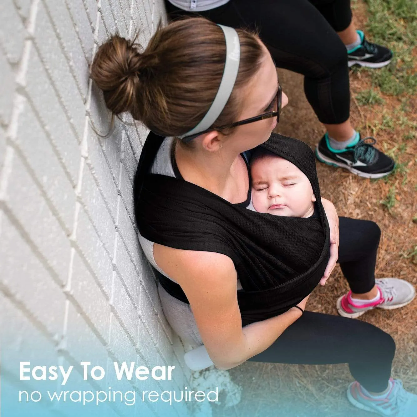 Baby K'tan Breeze Baby Carrier | Black - Image 8