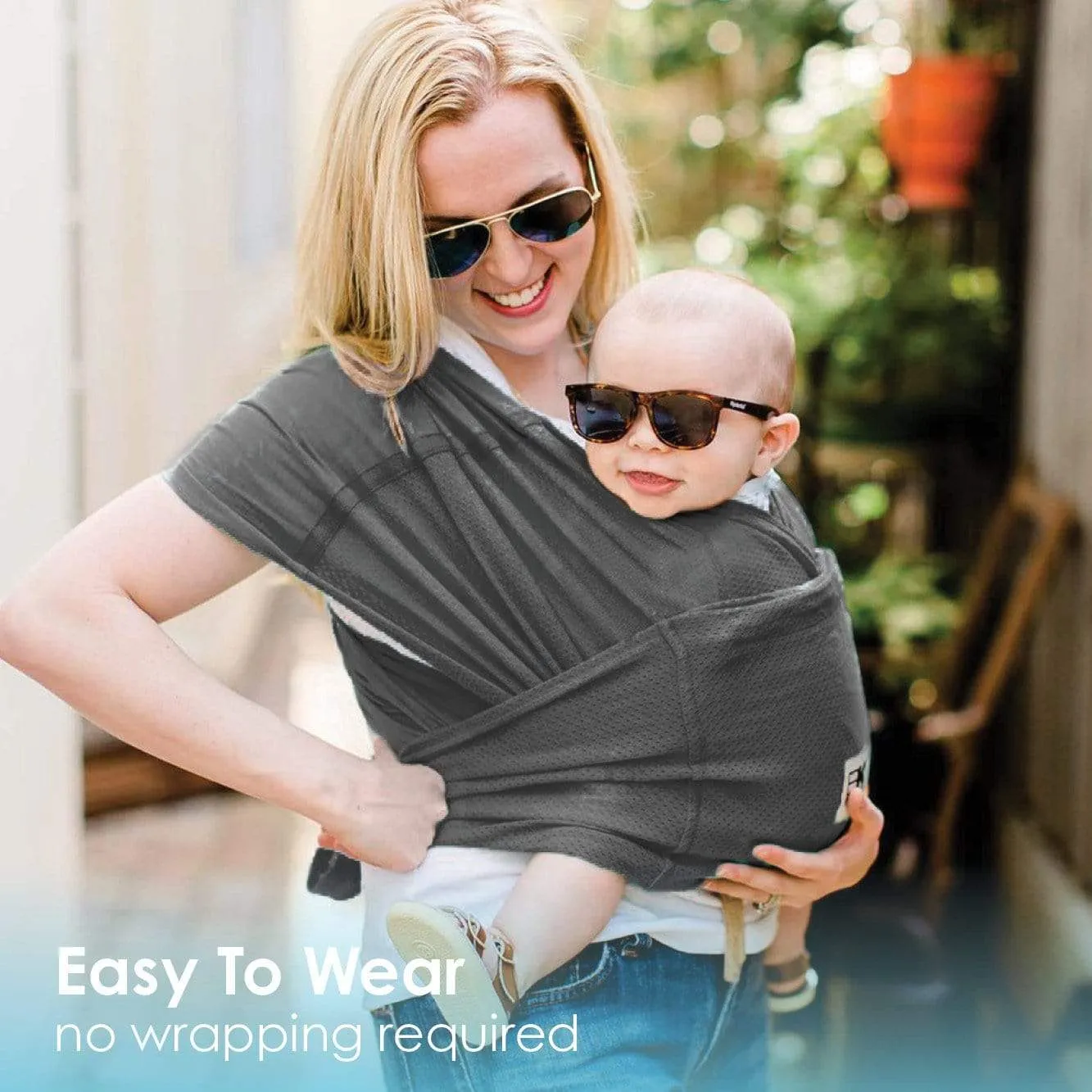Baby K'tan Breeze Baby Carrier | Charcoal - Image 11