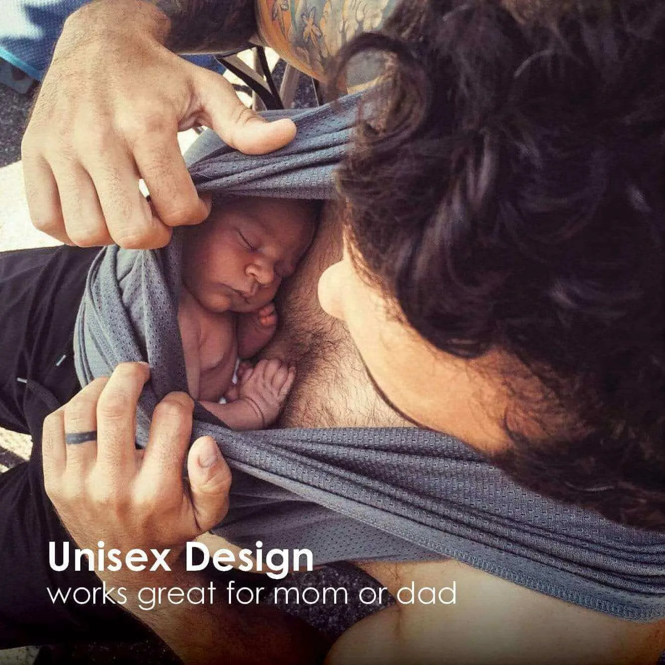 Baby K'tan Breeze Baby Carrier | Charcoal - Image 14