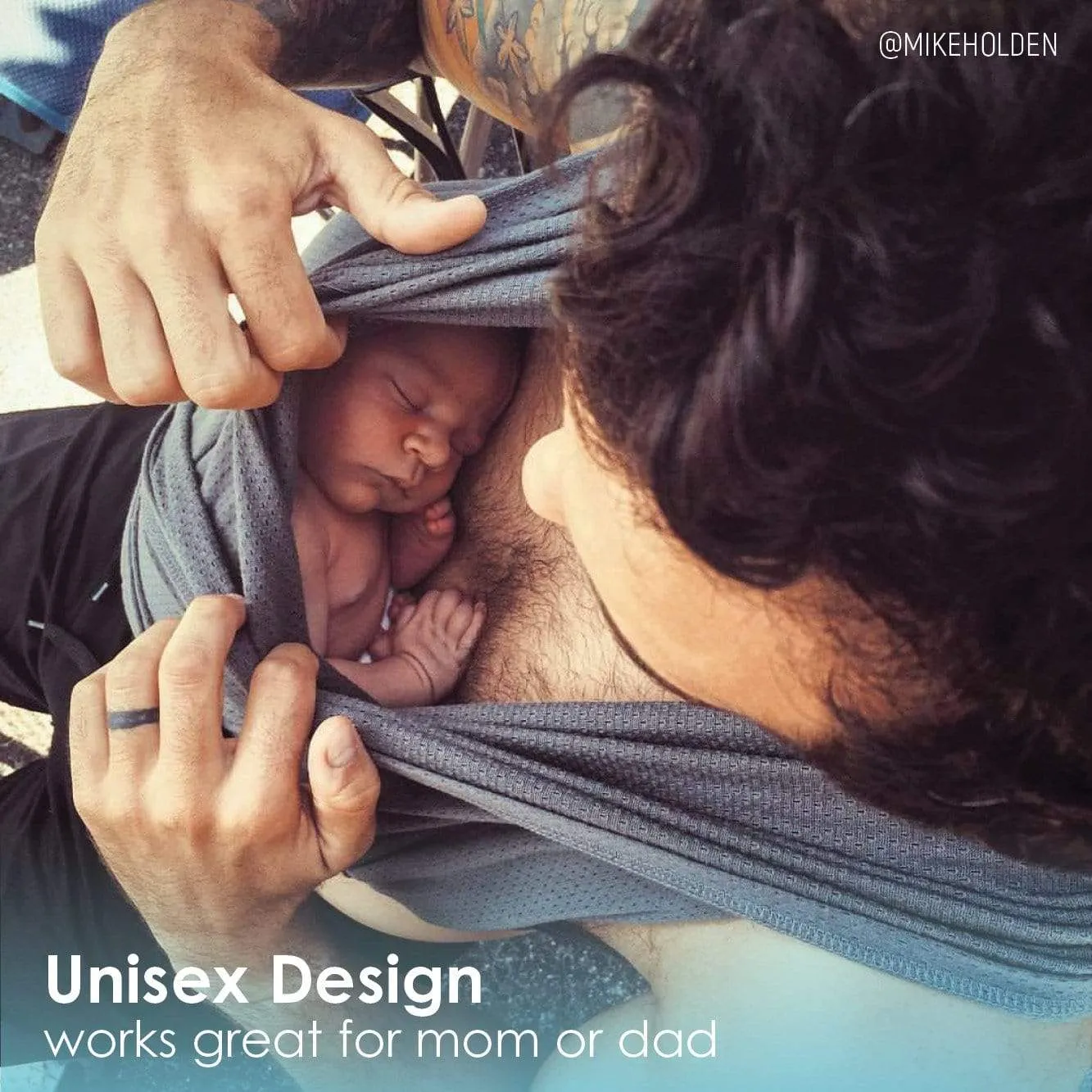 Baby K'tan Breeze Baby Carrier | Charcoal - Image 17