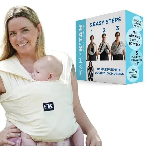 Baby K'tan Organic Baby Carrier | Natural - Image 16