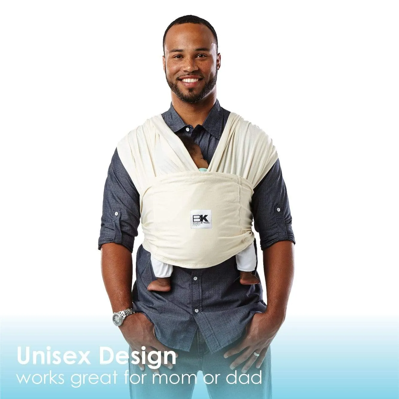 Baby K'tan Organic Baby Carrier | Natural - Image 3