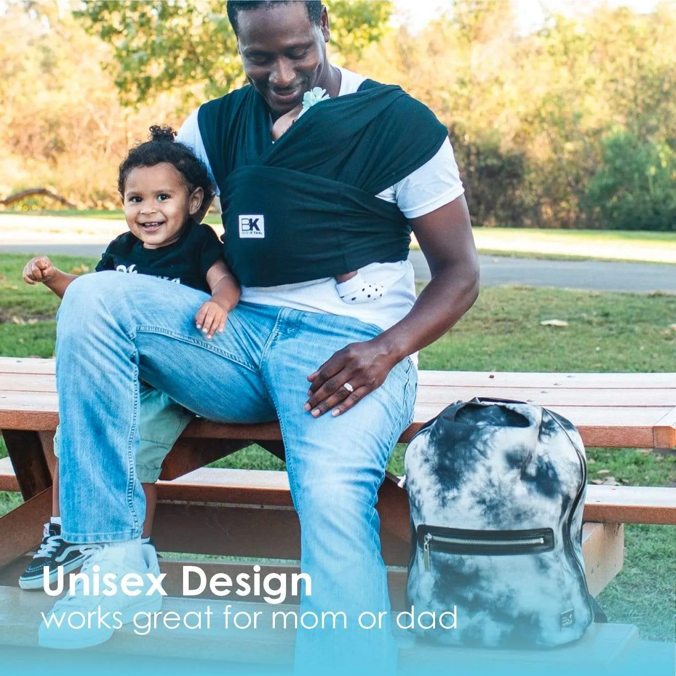 Baby K'tan Original Baby Carrier | Black - Image 8