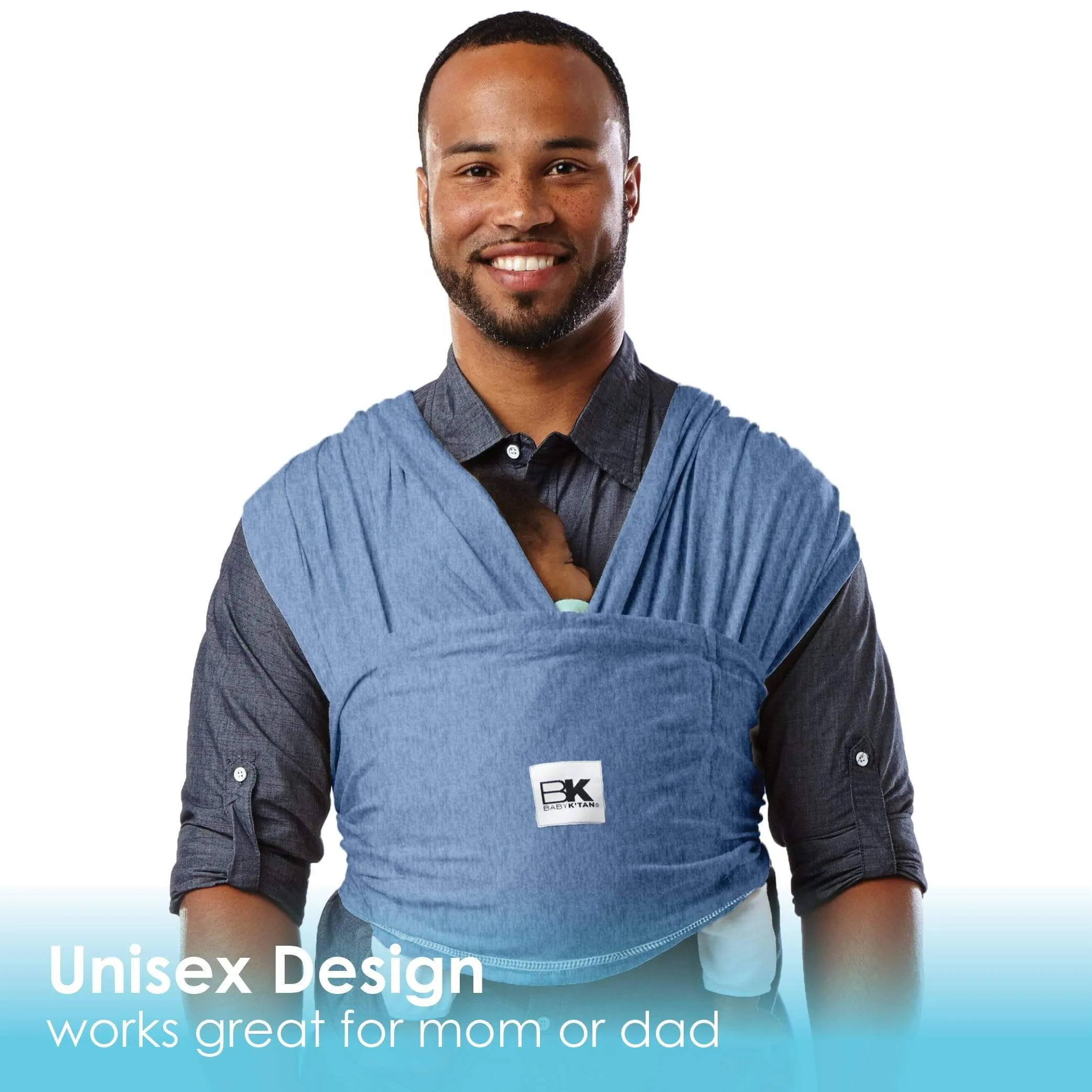 Baby K'tan Original Baby Carrier | Denim - Image 10