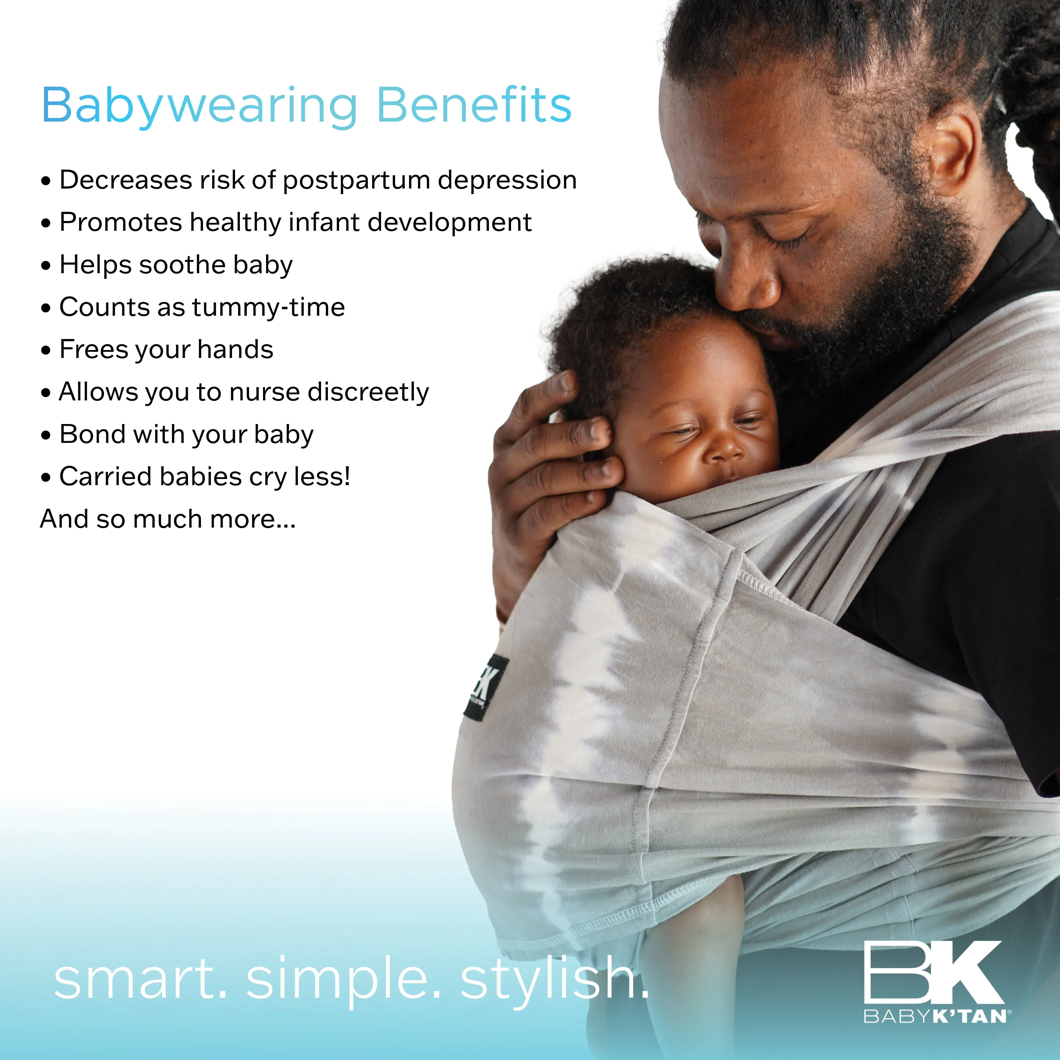 Baby K'tan Original Baby Carrier | Denim - Image 14