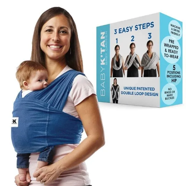 Baby K'tan Original Baby Carrier | Denim - Image 15