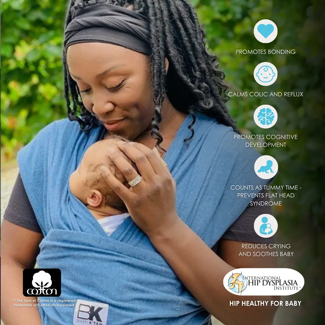 Baby K'tan Original Baby Carrier | Denim - Image 20