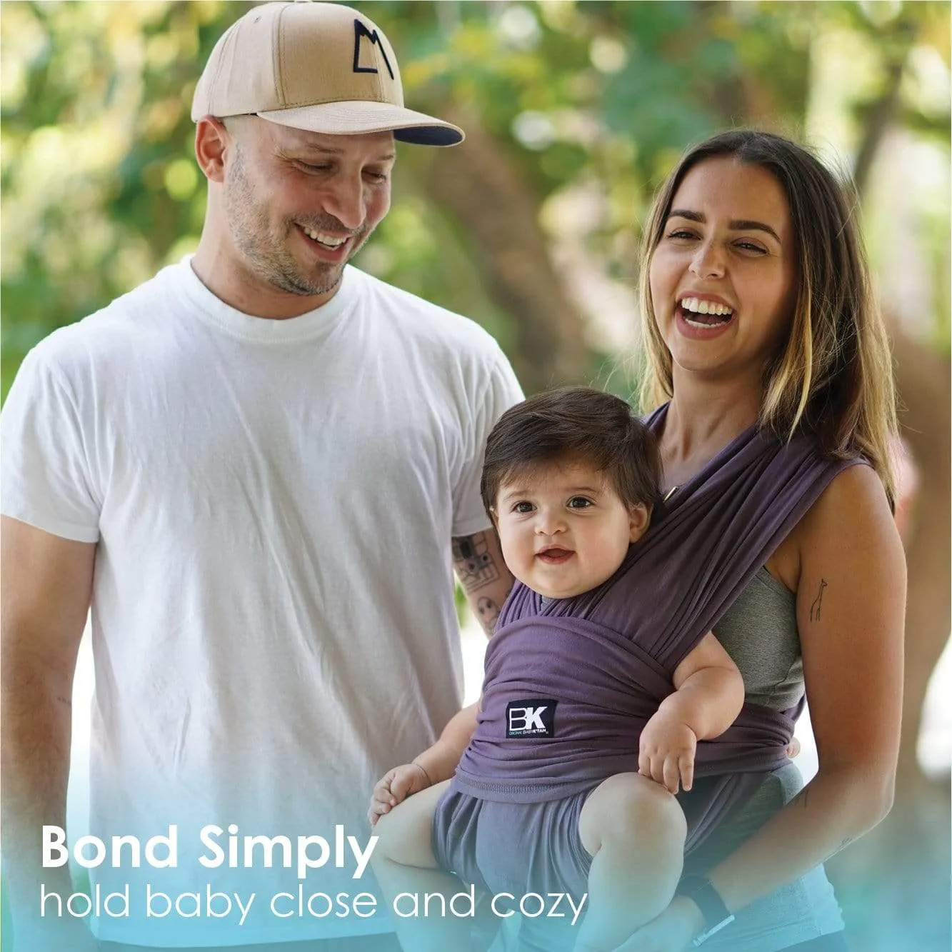 Baby K'tan Original Baby Carrier | Eggplant - Image 6