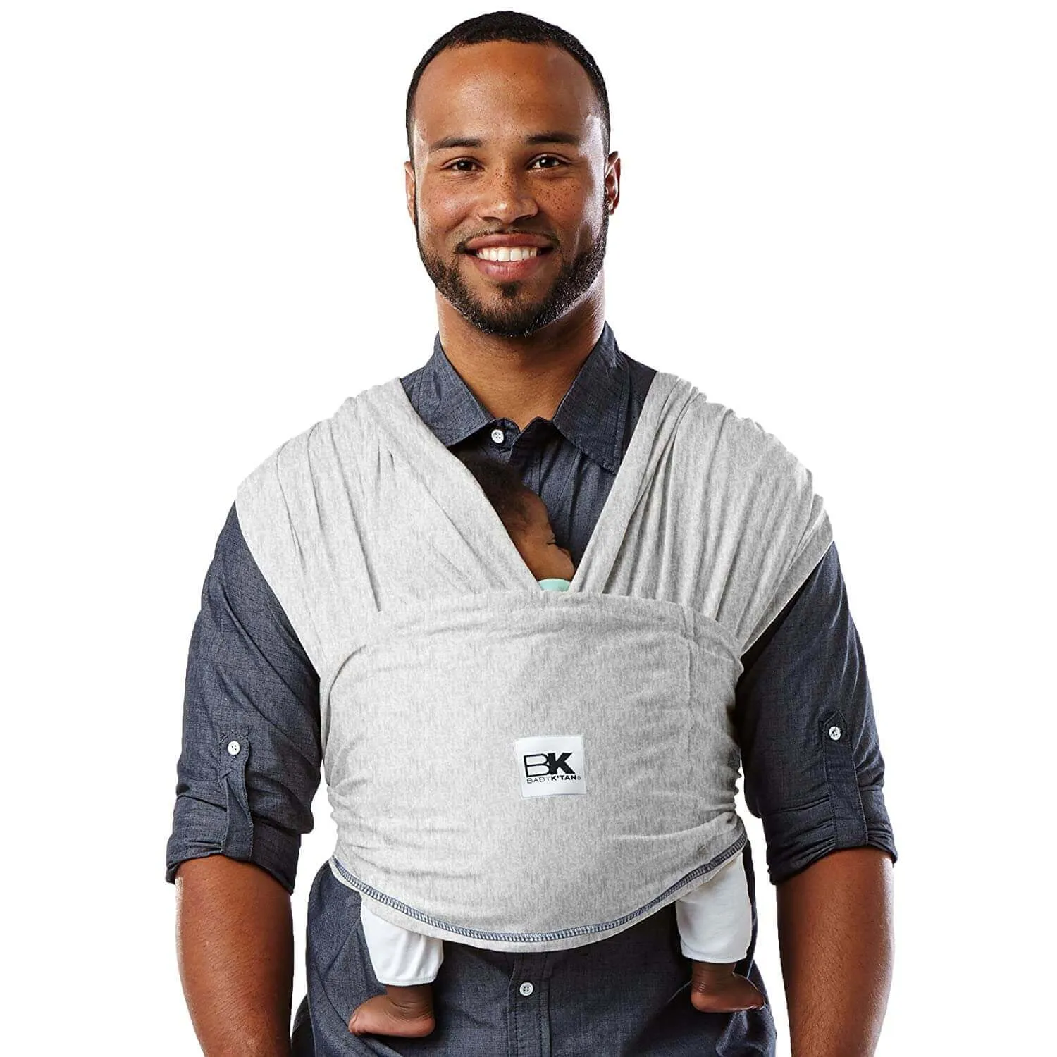 Baby K'tan Original Baby Carrier | Heather Grey - Image 10