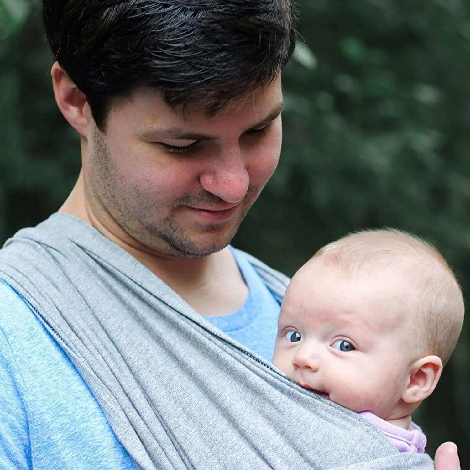 Baby K'tan Original Baby Carrier | Heather Grey - Image 11