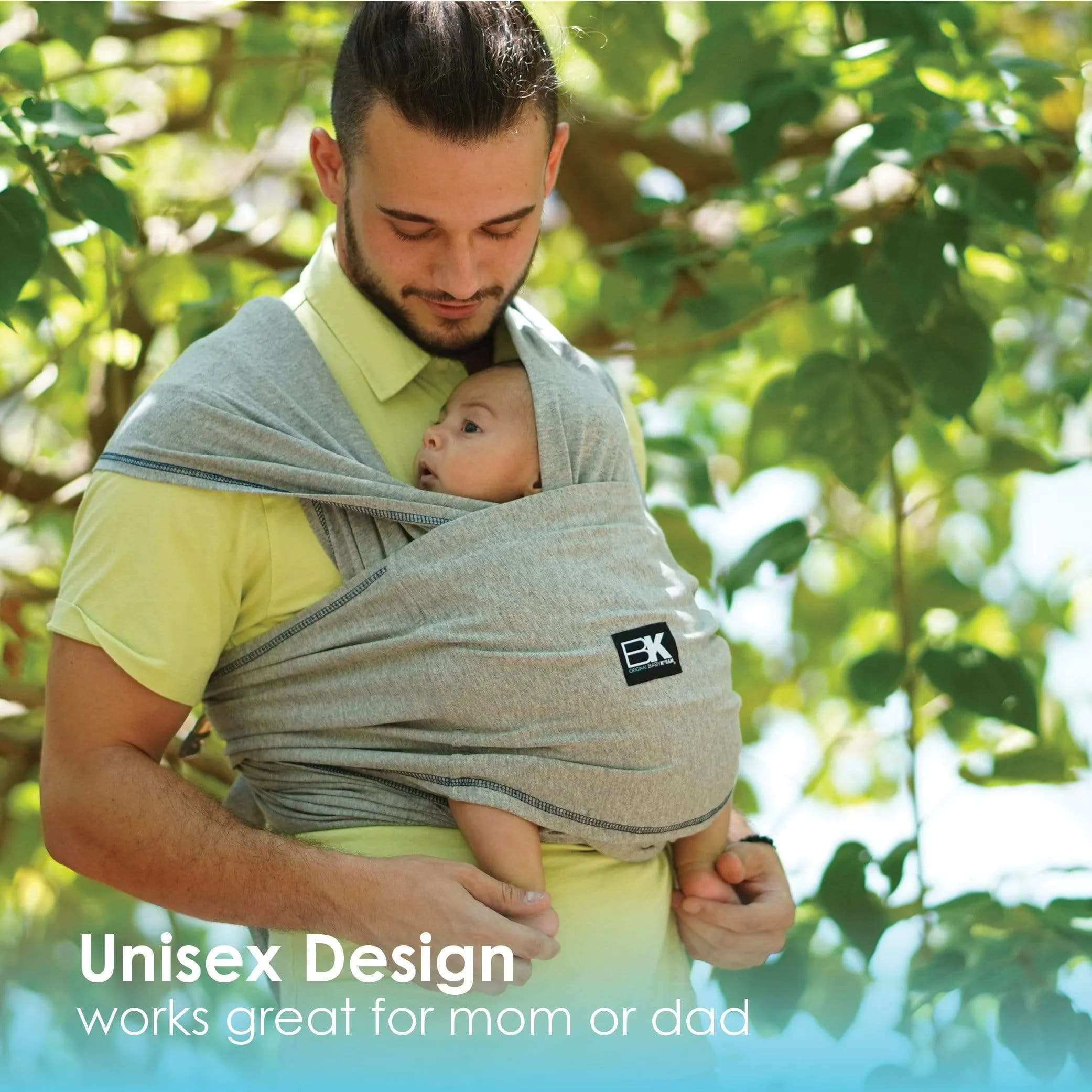 Baby K'tan Original Baby Carrier | Heather Grey - Image 15