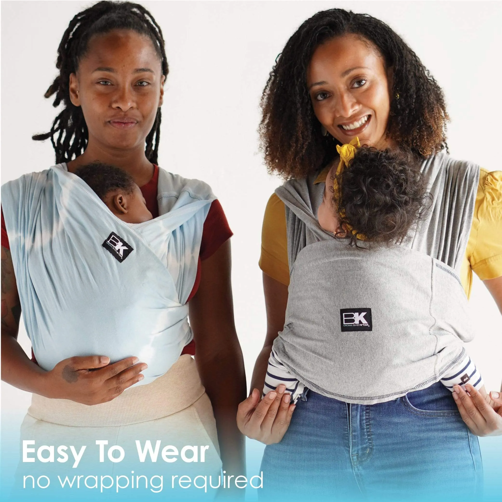 Baby K'tan Original Baby Carrier | Heather Grey - Image 4