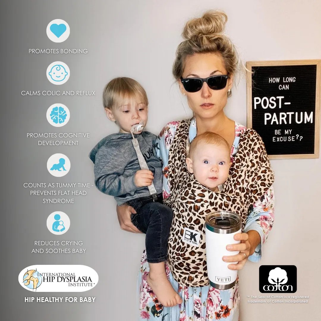 Baby K'tan Print Baby Carrier | Leopard Love - Image 24