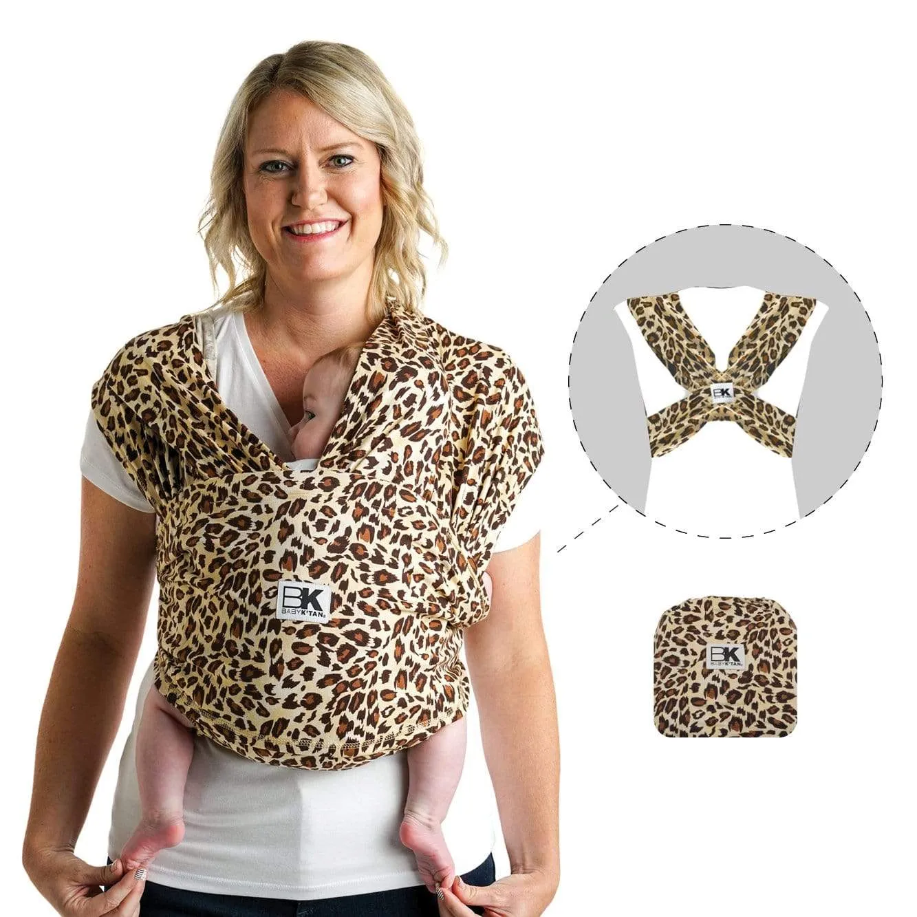 Baby K'tan Print Baby Carrier | Leopard Love - Image 8