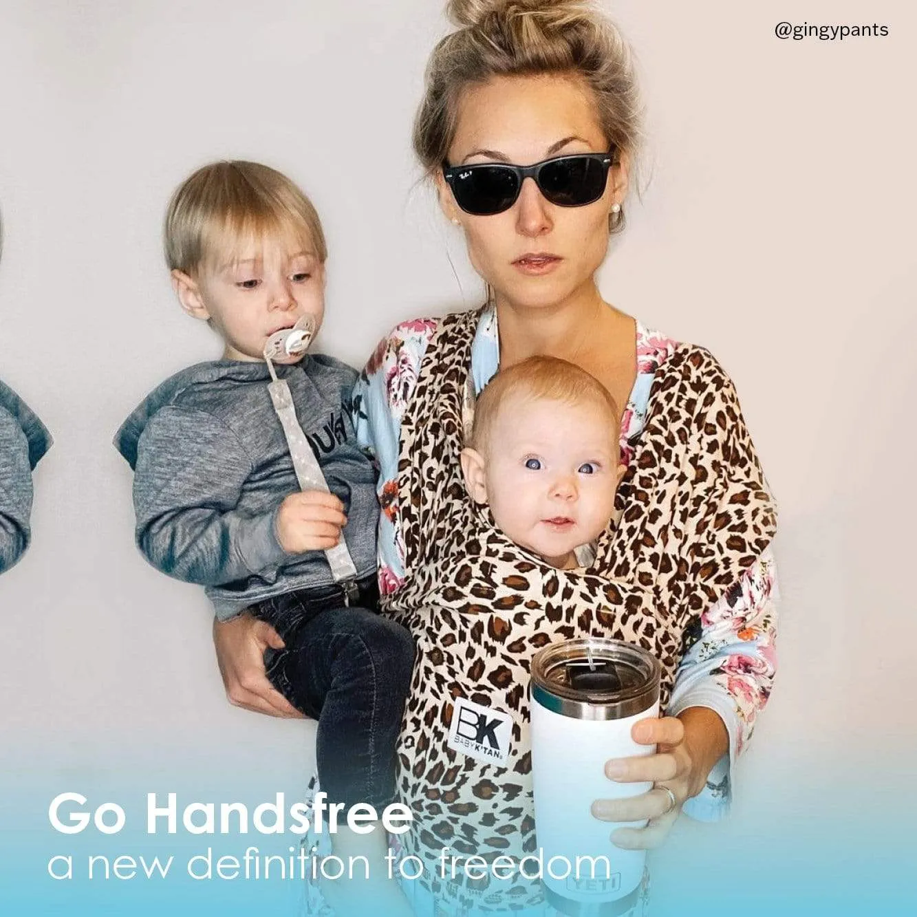 Baby K'tan Print Baby Carrier | Leopard Love - Image 9