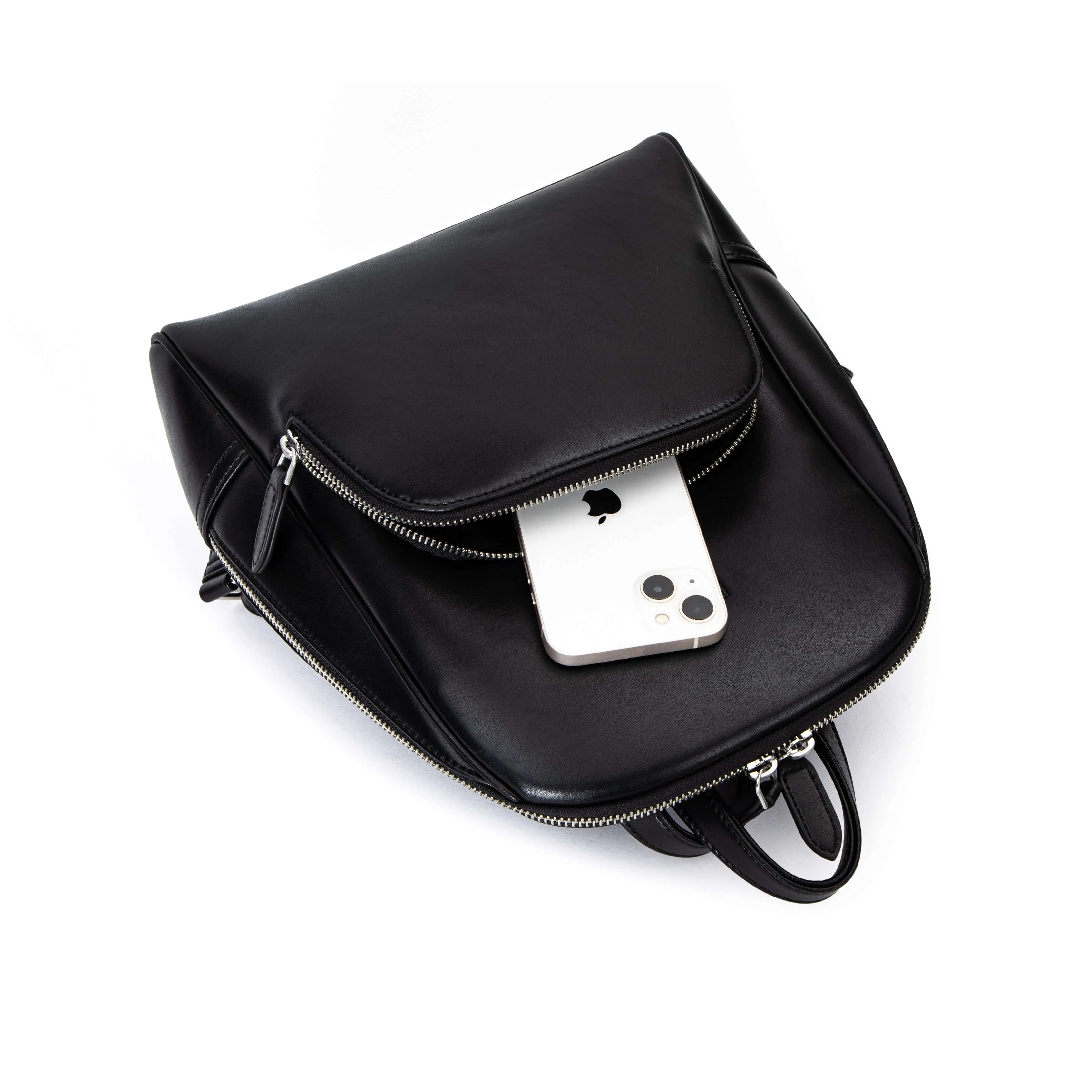Vegan Leather Backpack Purse - Image 13