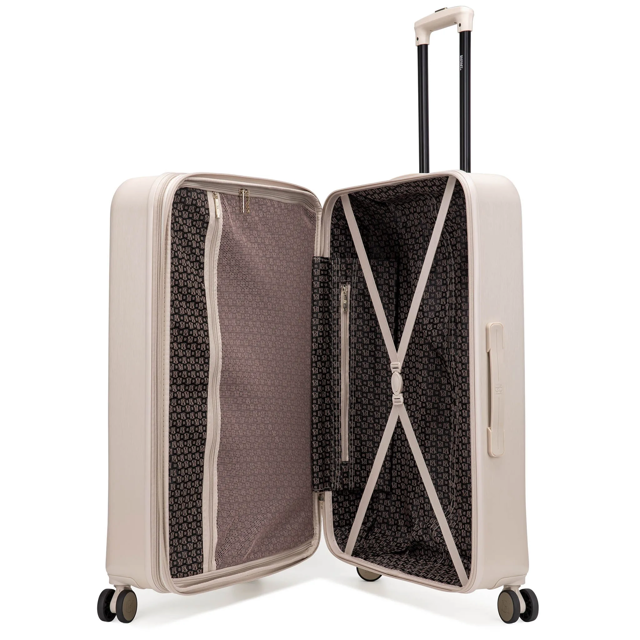 Diamond 3 Piece Expandable Chic Luggage Set - Image 15