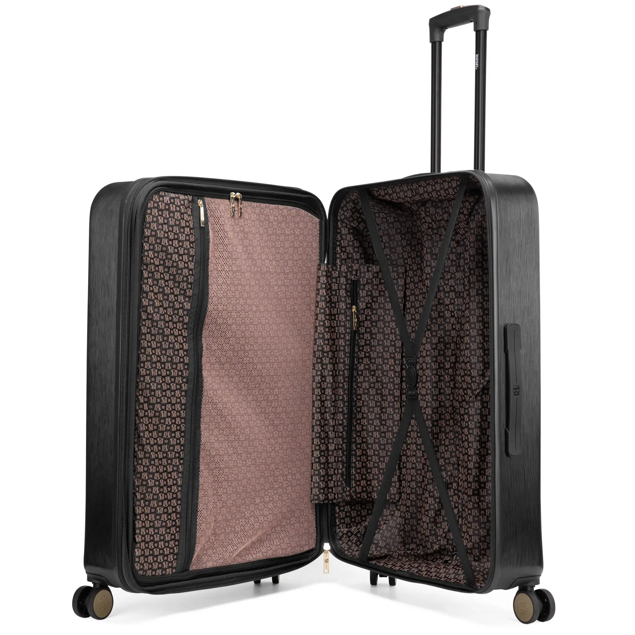 Diamond 3 Piece Expandable Chic Luggage Set - Image 3