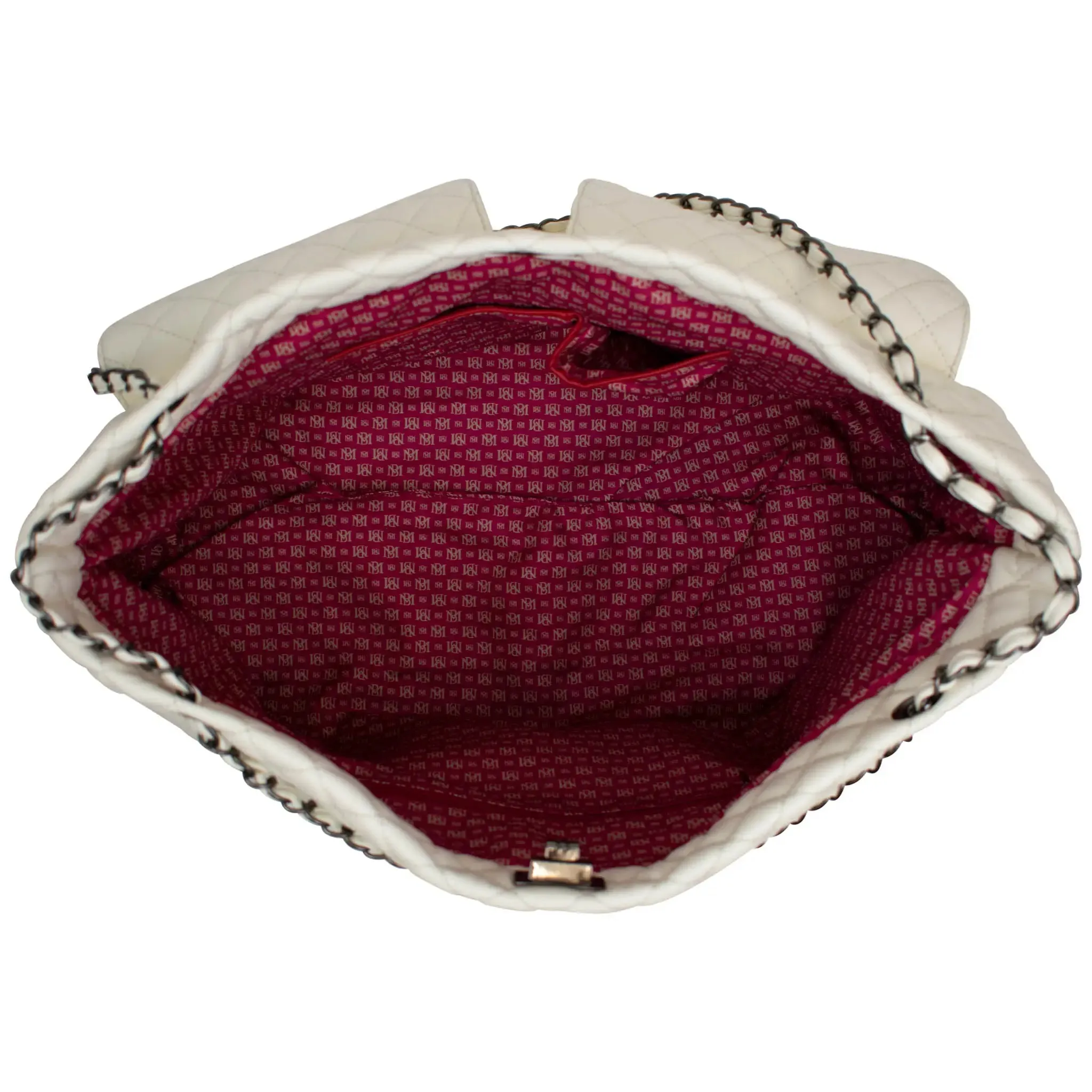 Diana Quilted Vegan Leather Weekender Duffel Bag - Image 20