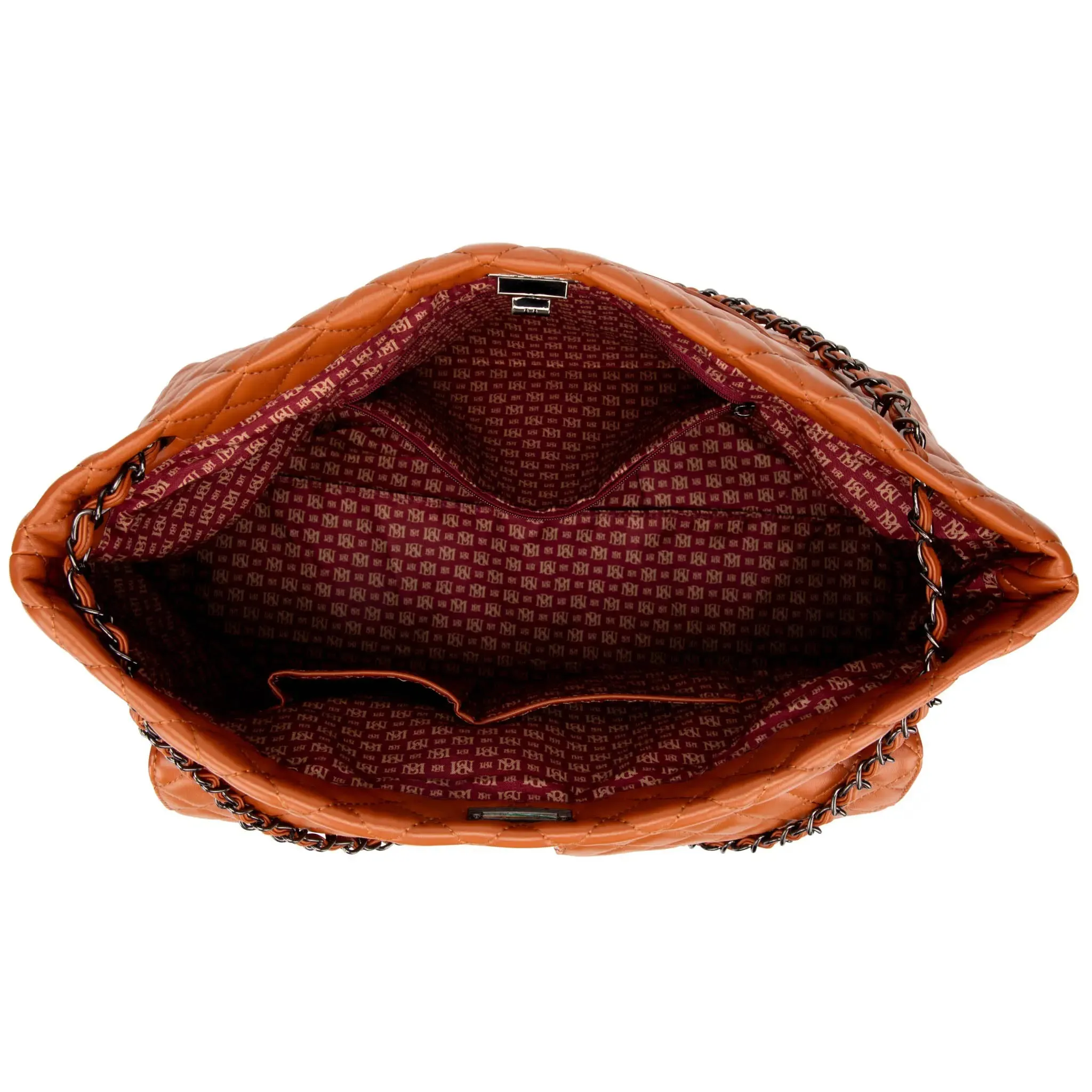 Diana Quilted Vegan Leather Weekender Duffel Bag - Image 24
