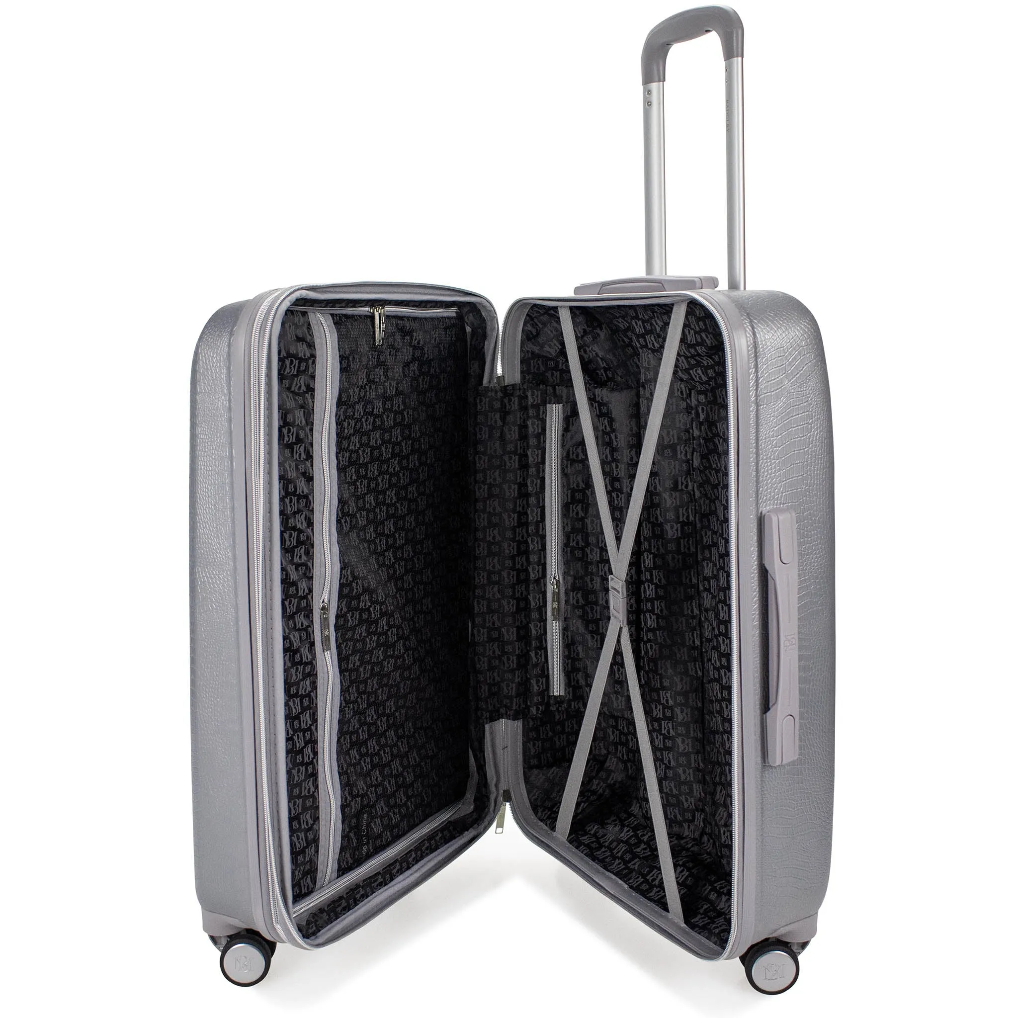 Snakeskin 3 Piece Expandable Classy Luggage Set - Image 3