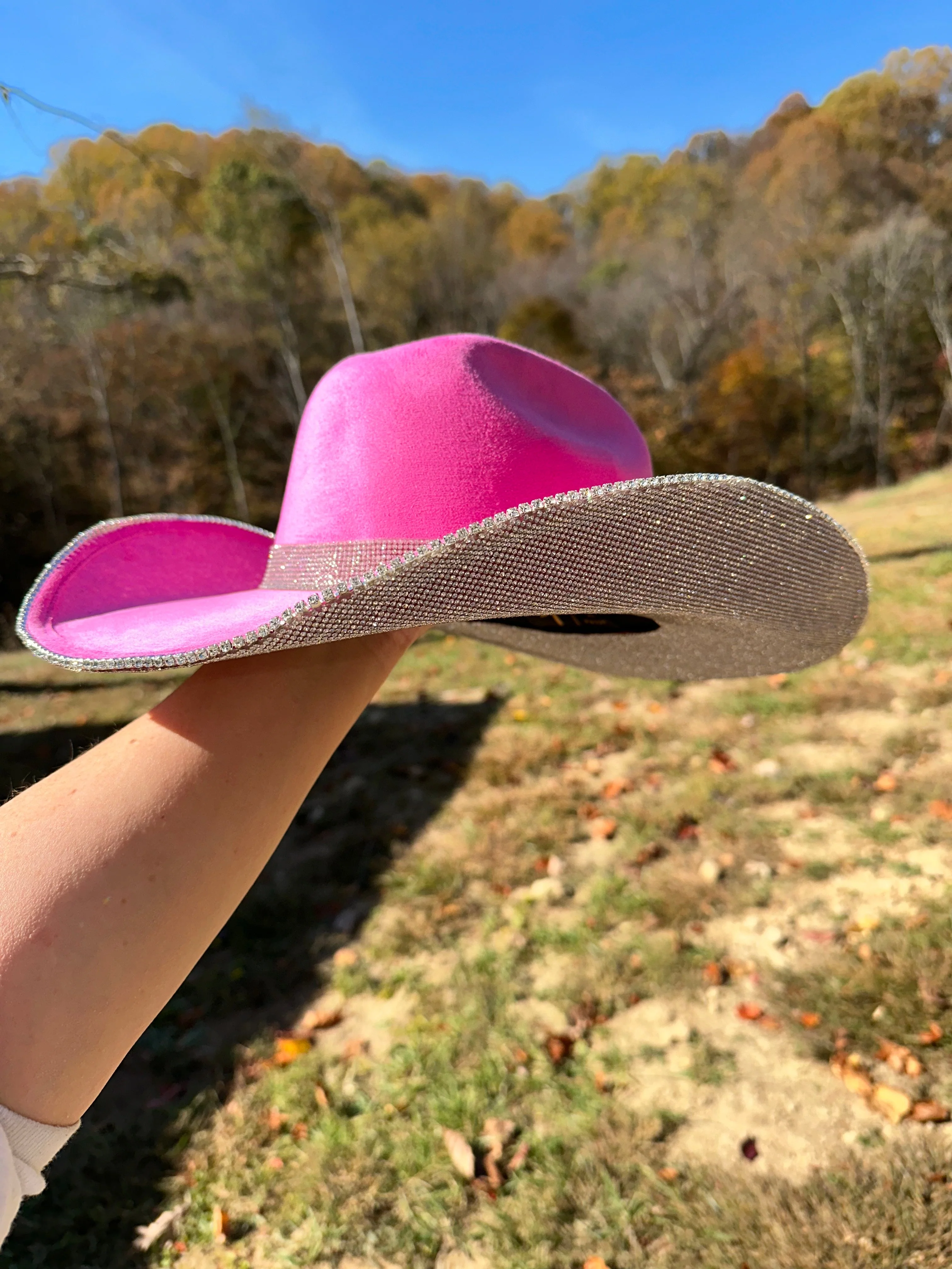 Barbie Pink Hat & Crystal Rhinestones - Image 4
