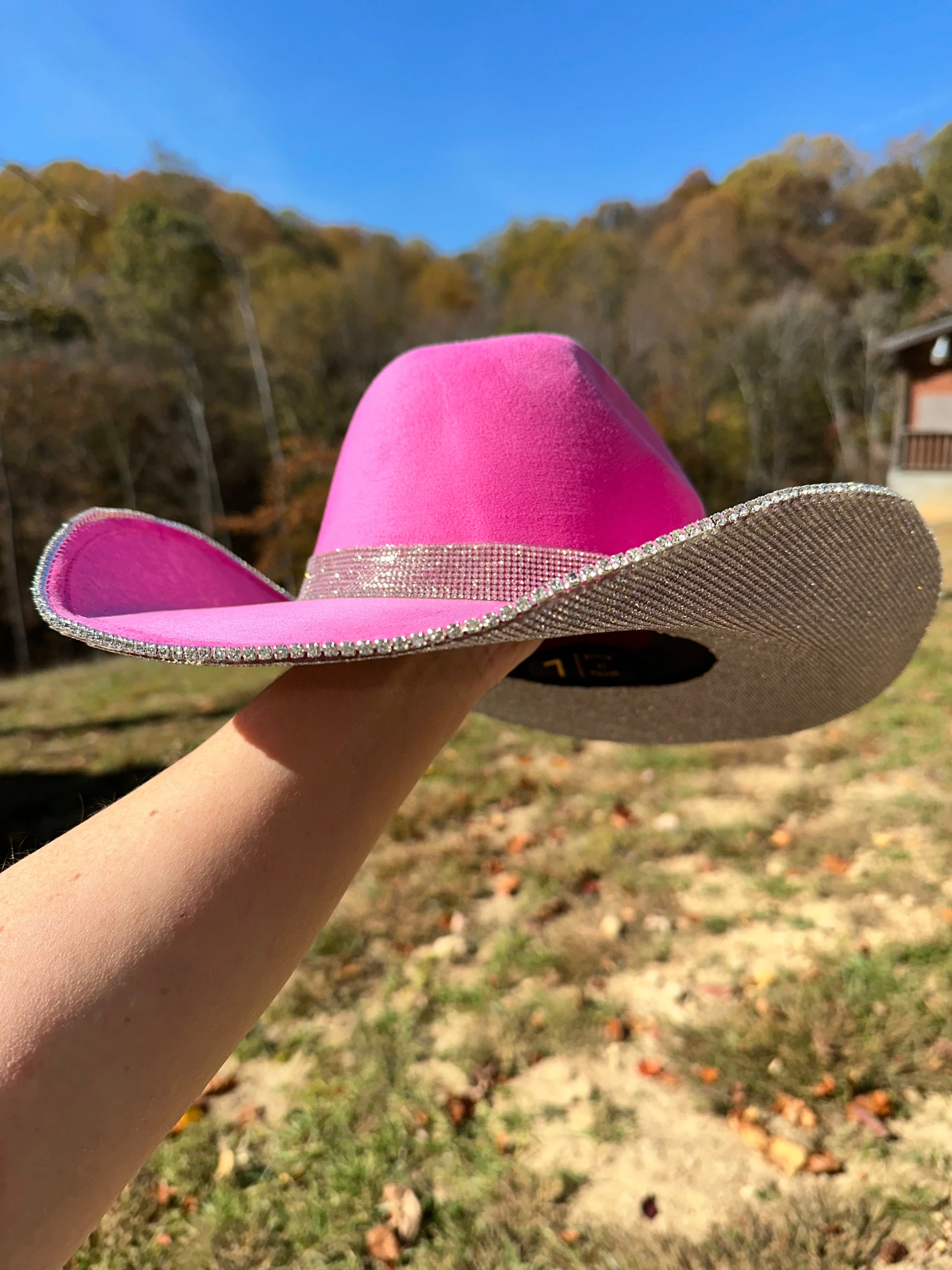 Barbie Pink Hat & Crystal Rhinestones - Image 5