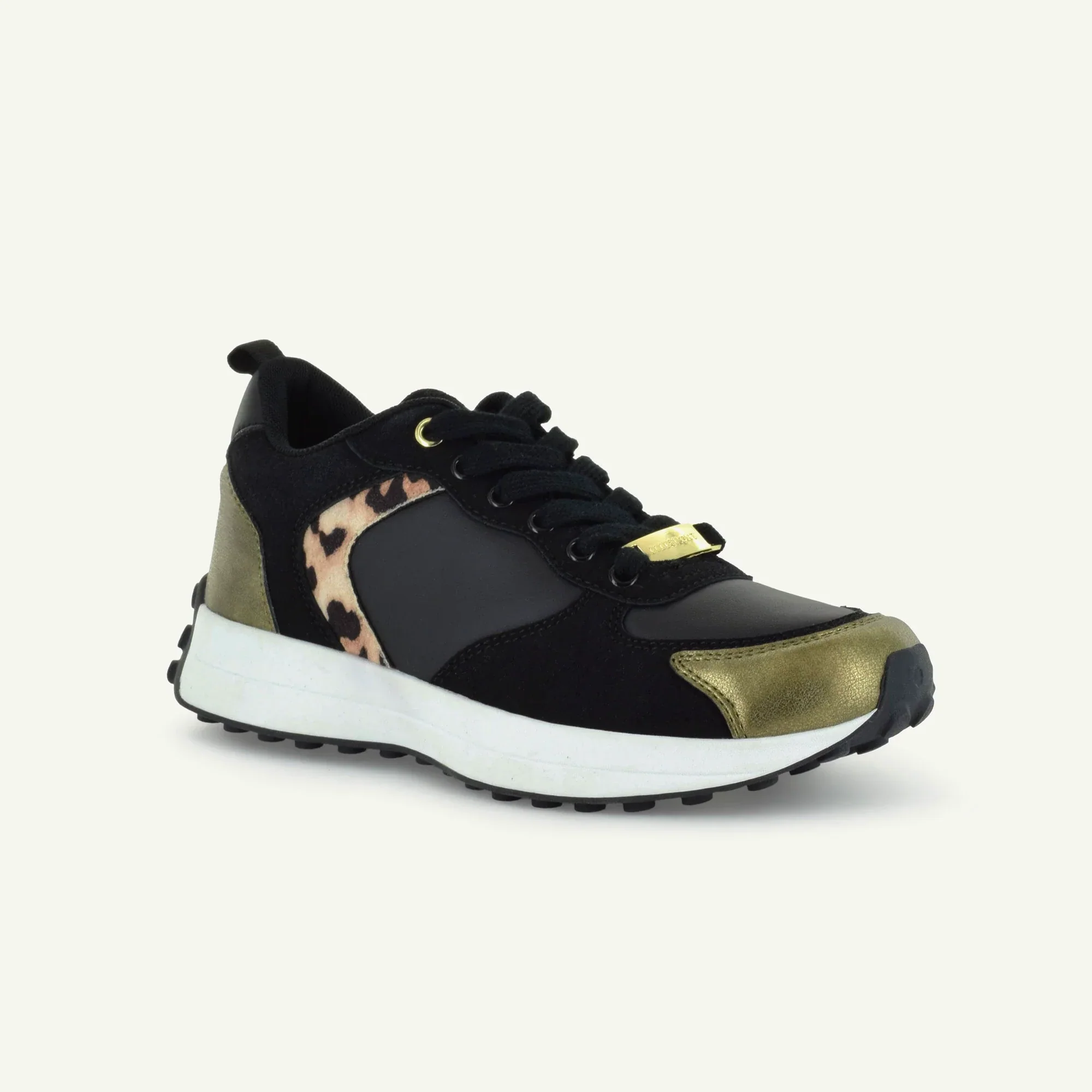 Bastille: Retro Runner - Black/Animal Print - Image 2