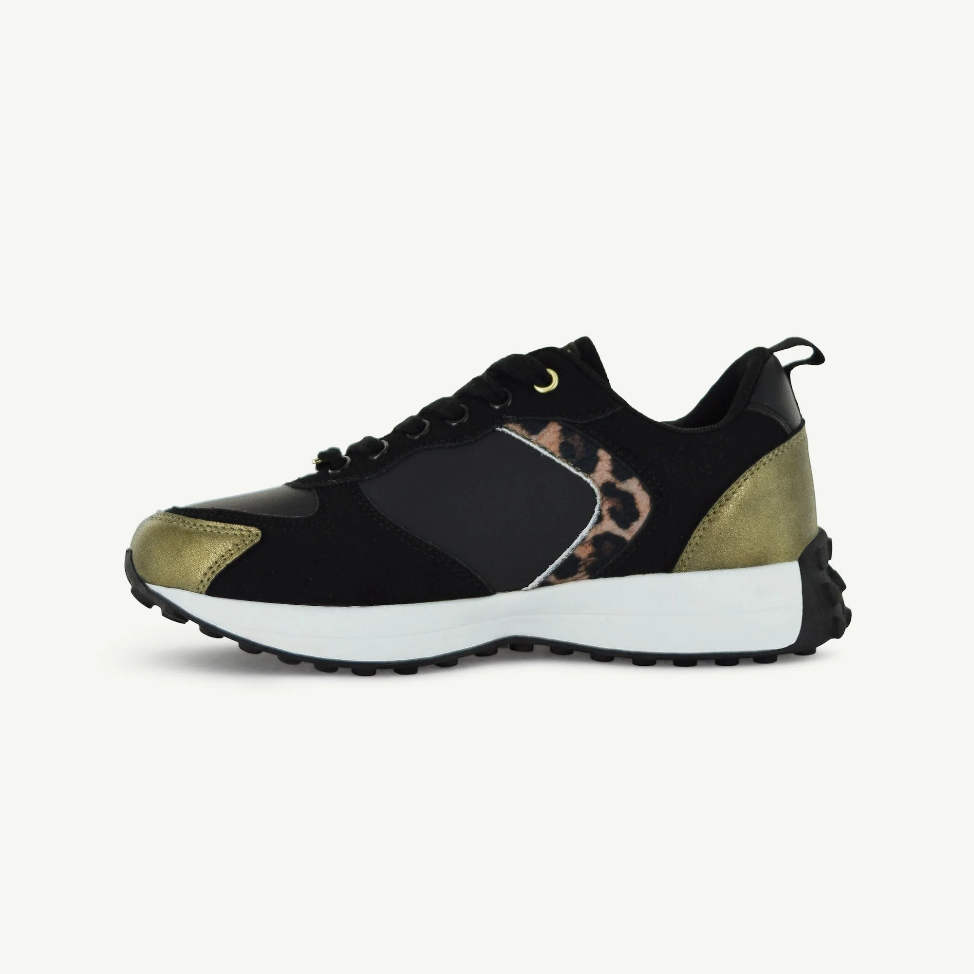 Bastille: Retro Runner - Black/Animal Print - Image 3